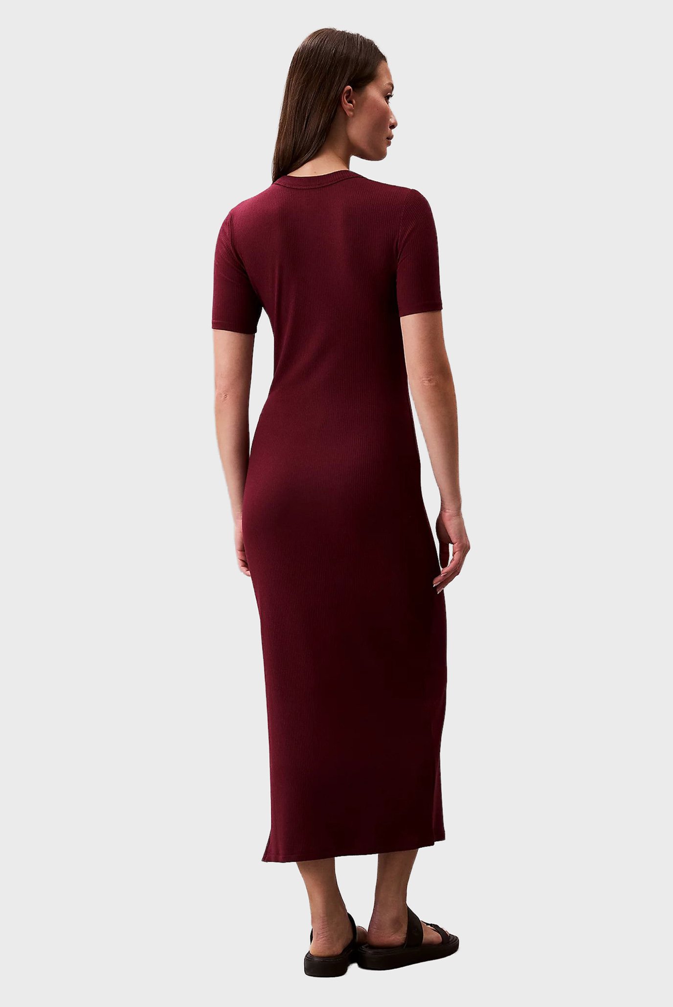 Платье A - MODAL RIB SS DRESS 3