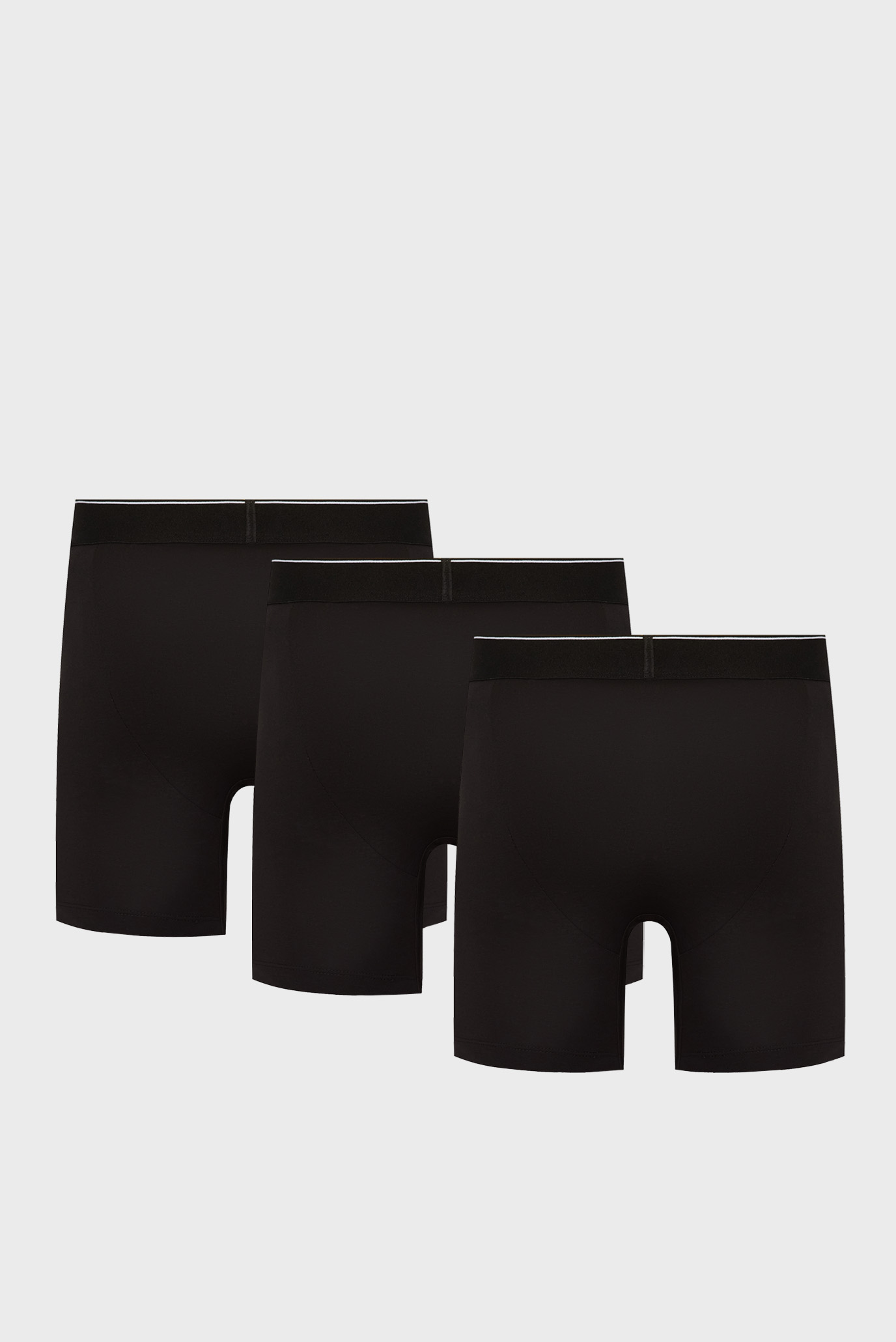 Мужские черные боксеры (3 шт) 6