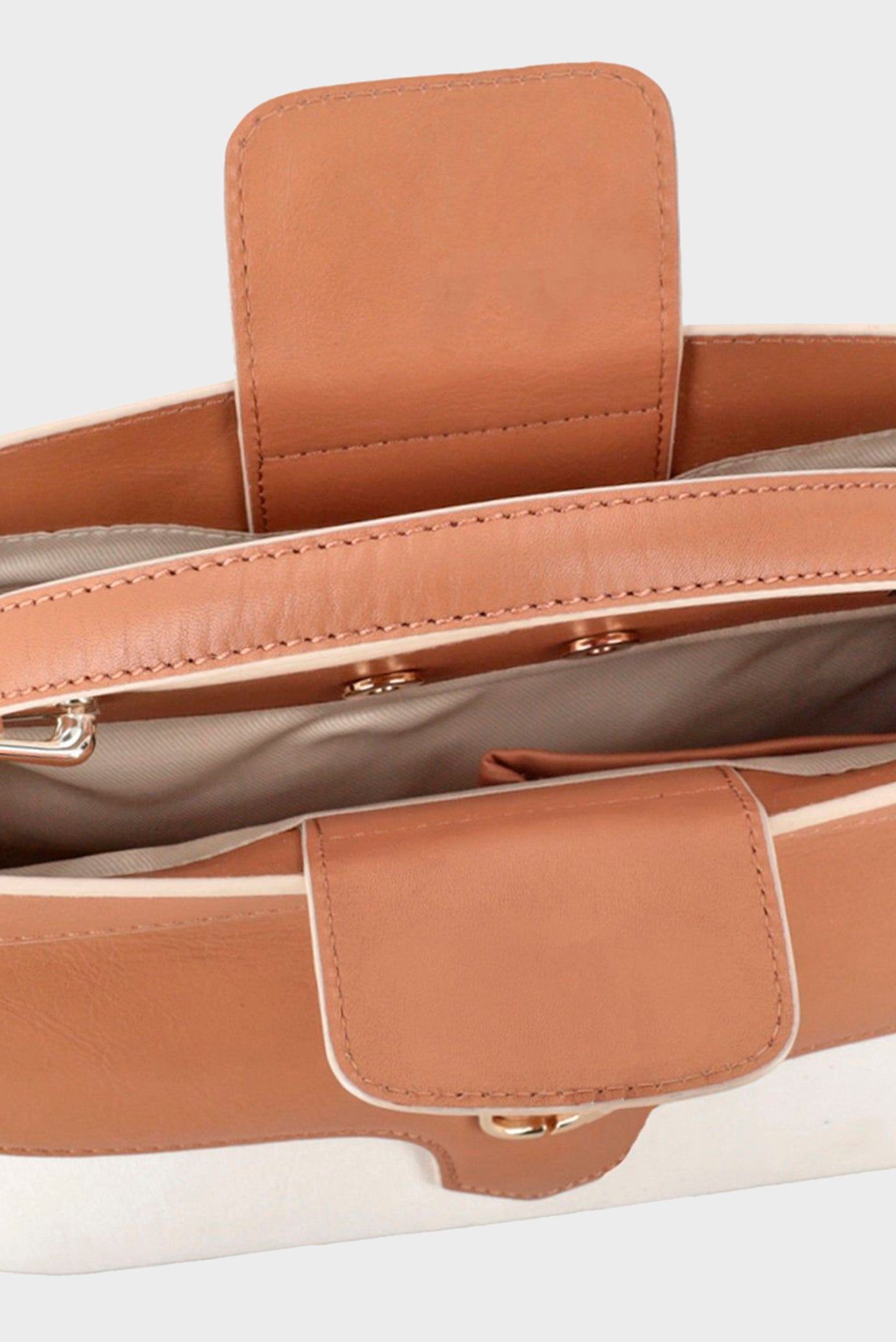 Сумка/TB/FRESIA - LEATHER+CANVAS HANDBAG 3