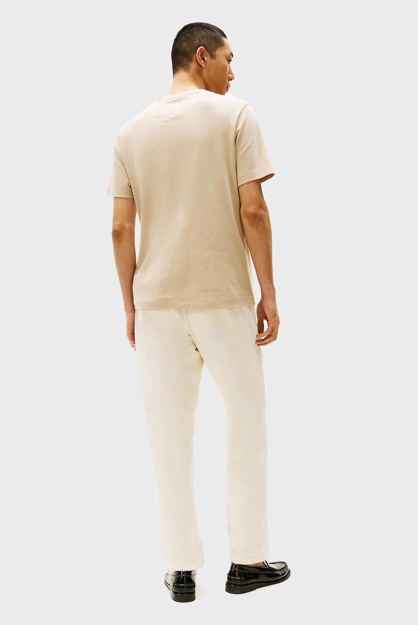 Мужская бежевая футболка LIGHT INTERLOCK TEE 3