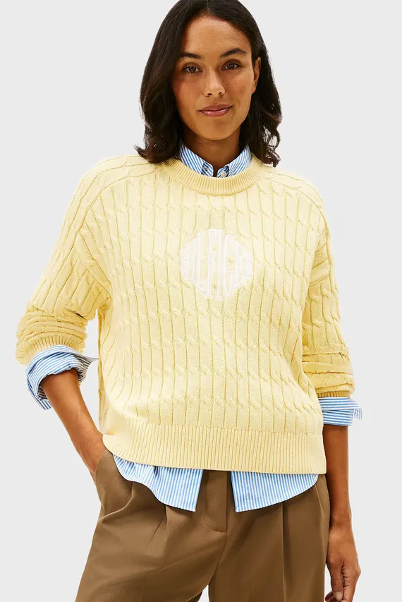 Свитер TEXTURED GRAPHIC C-NK LS SWT Tommy Hilfiger