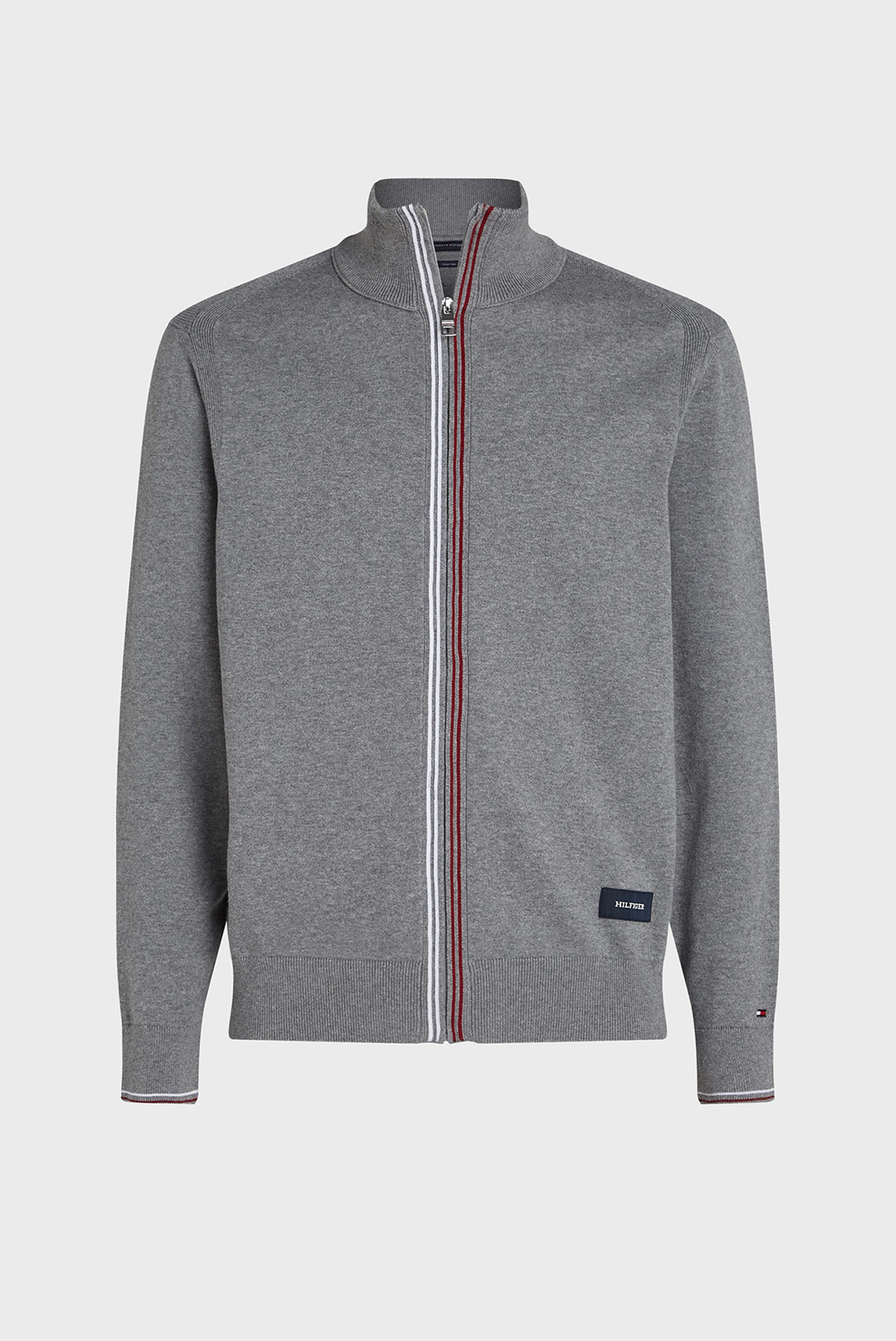 Свитер/RWB TIPPED  COTTON ZIP THROUGH 1