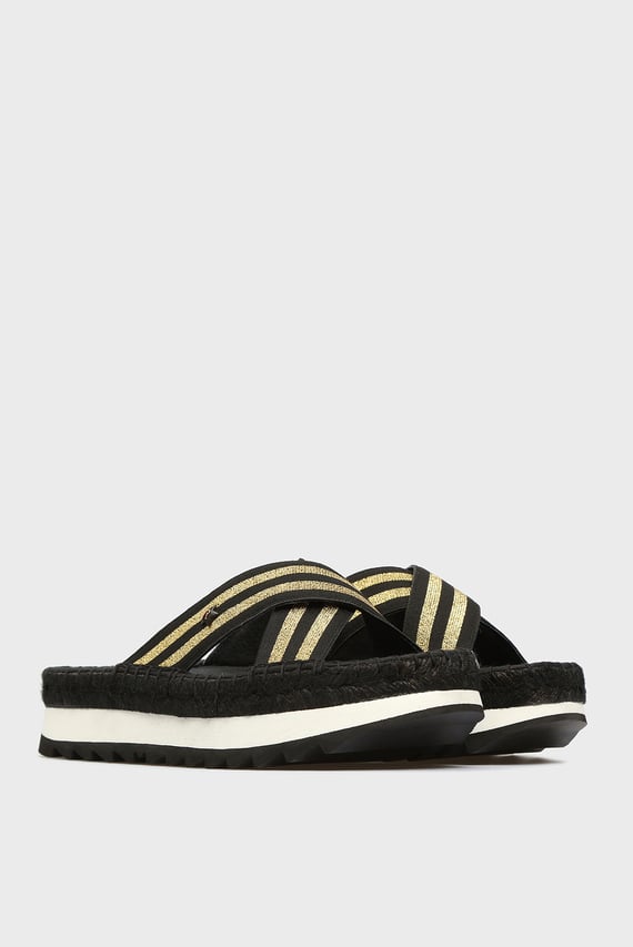 Женские черные слайдеры MATILDE Женские черные слайдеры MATILDE