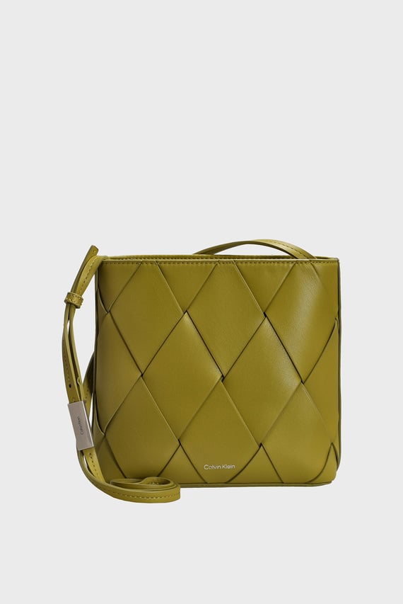 Сумка CK WOVEN SQUARE CROSSBODY