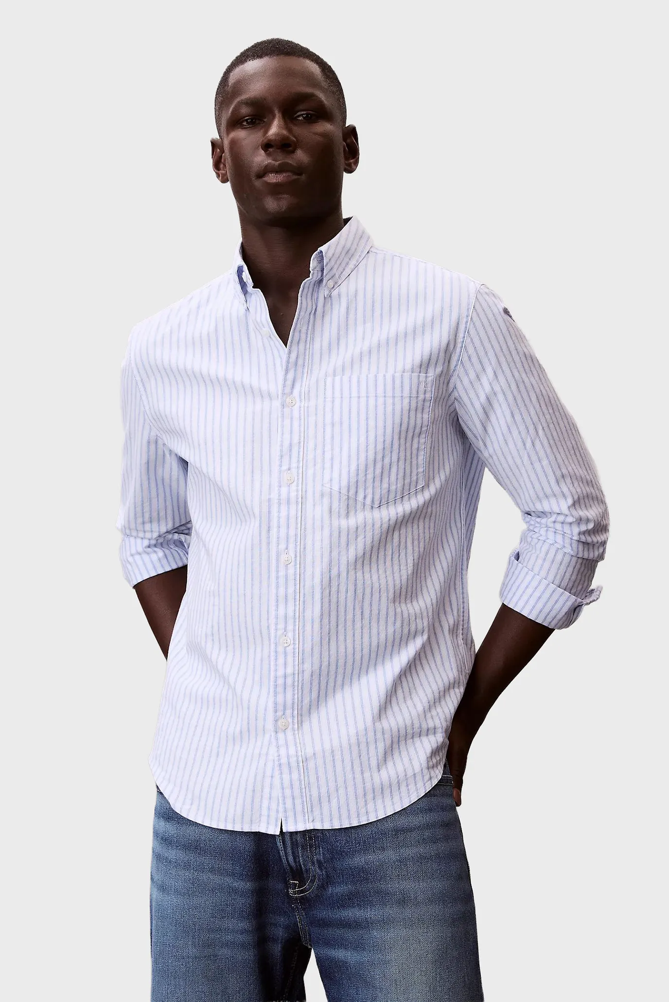 Рубашка LS YD STRIPE OXFORD CLASSIC SHIR 5