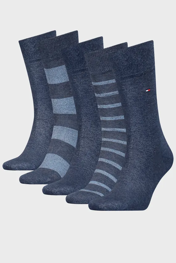 Набор носков TH MEN SOCK 5P GIFTBOX MOULINE STRIPE Tommy Hilfiger