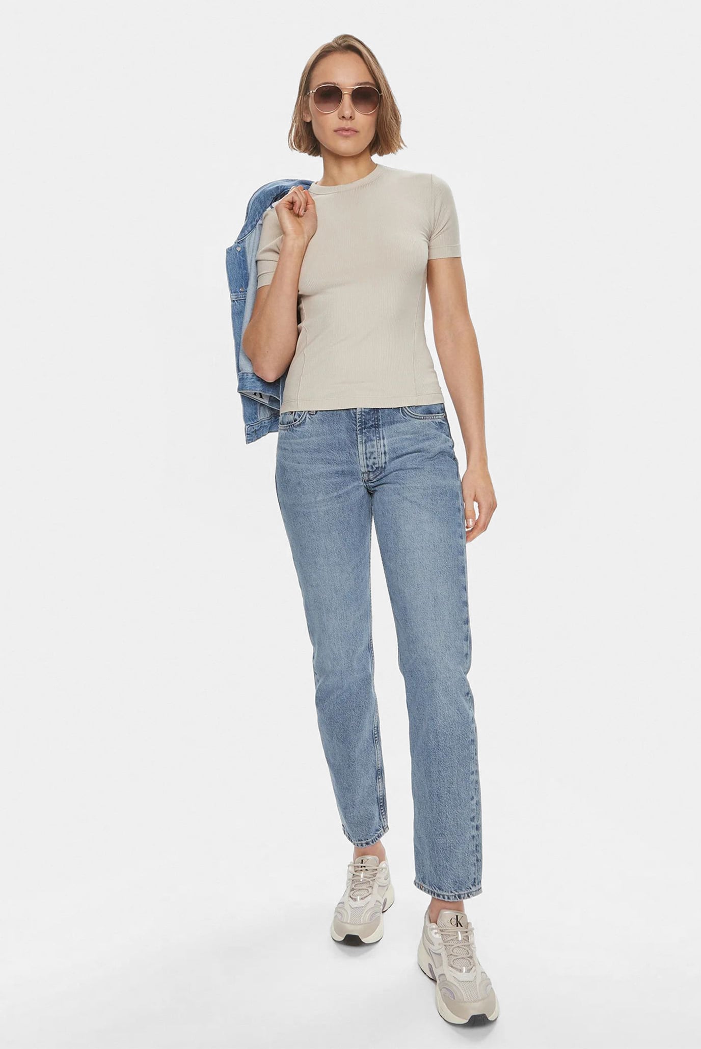 Футболка MODAL RIB C-NECK TOP SS 2