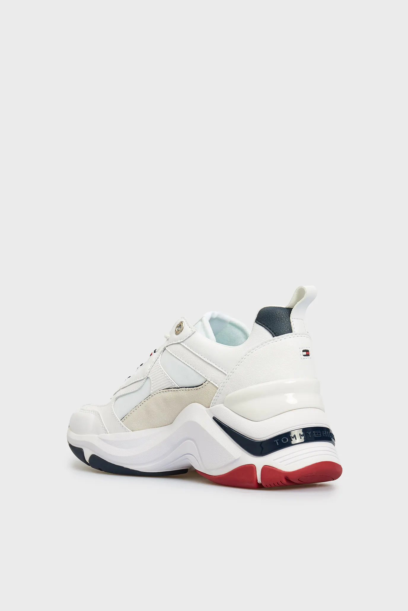 Женские белые кроссовки FASHION WEDGE 10