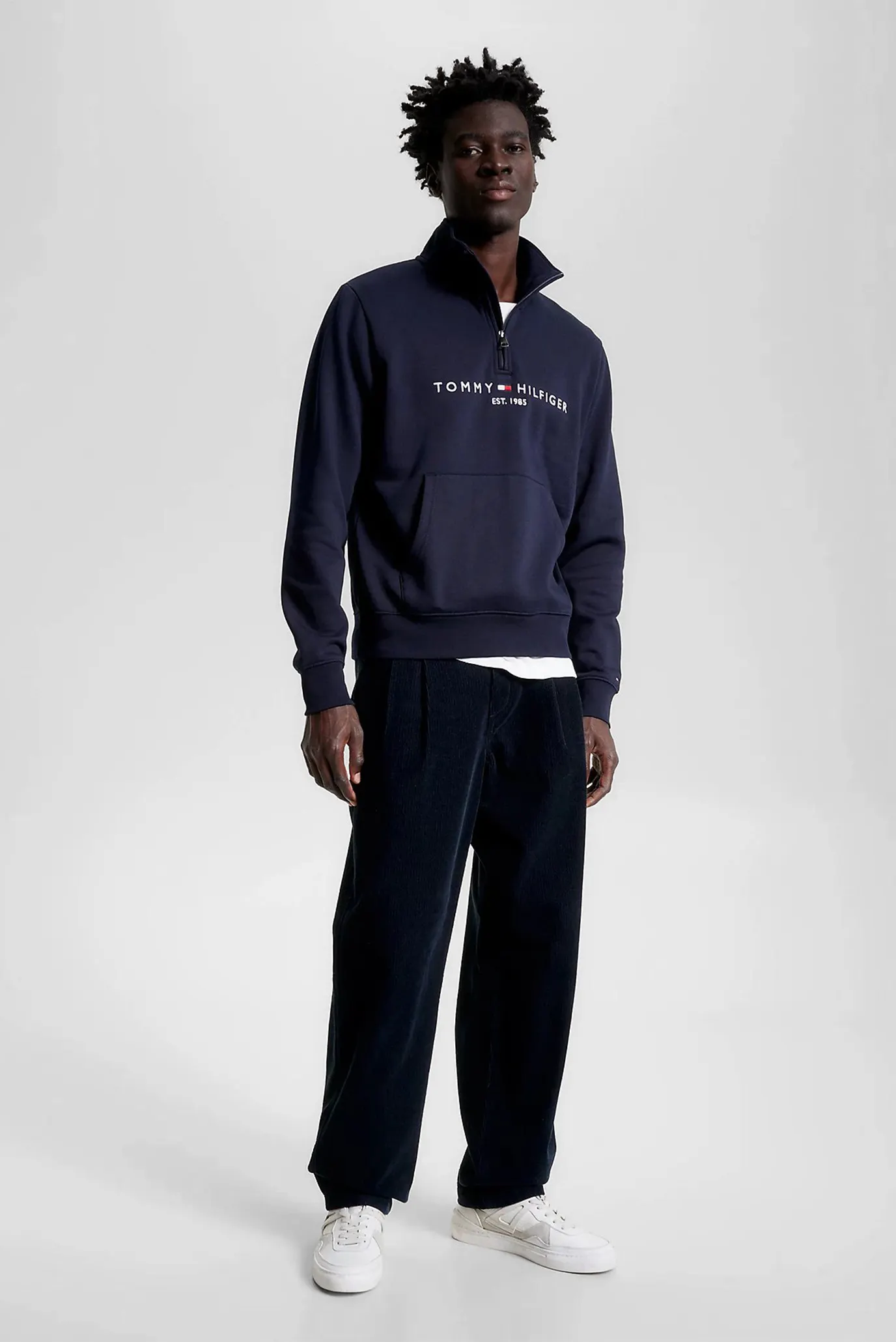 Мужская темно-синяя спортивная кофта TOMMY LOGO 2
