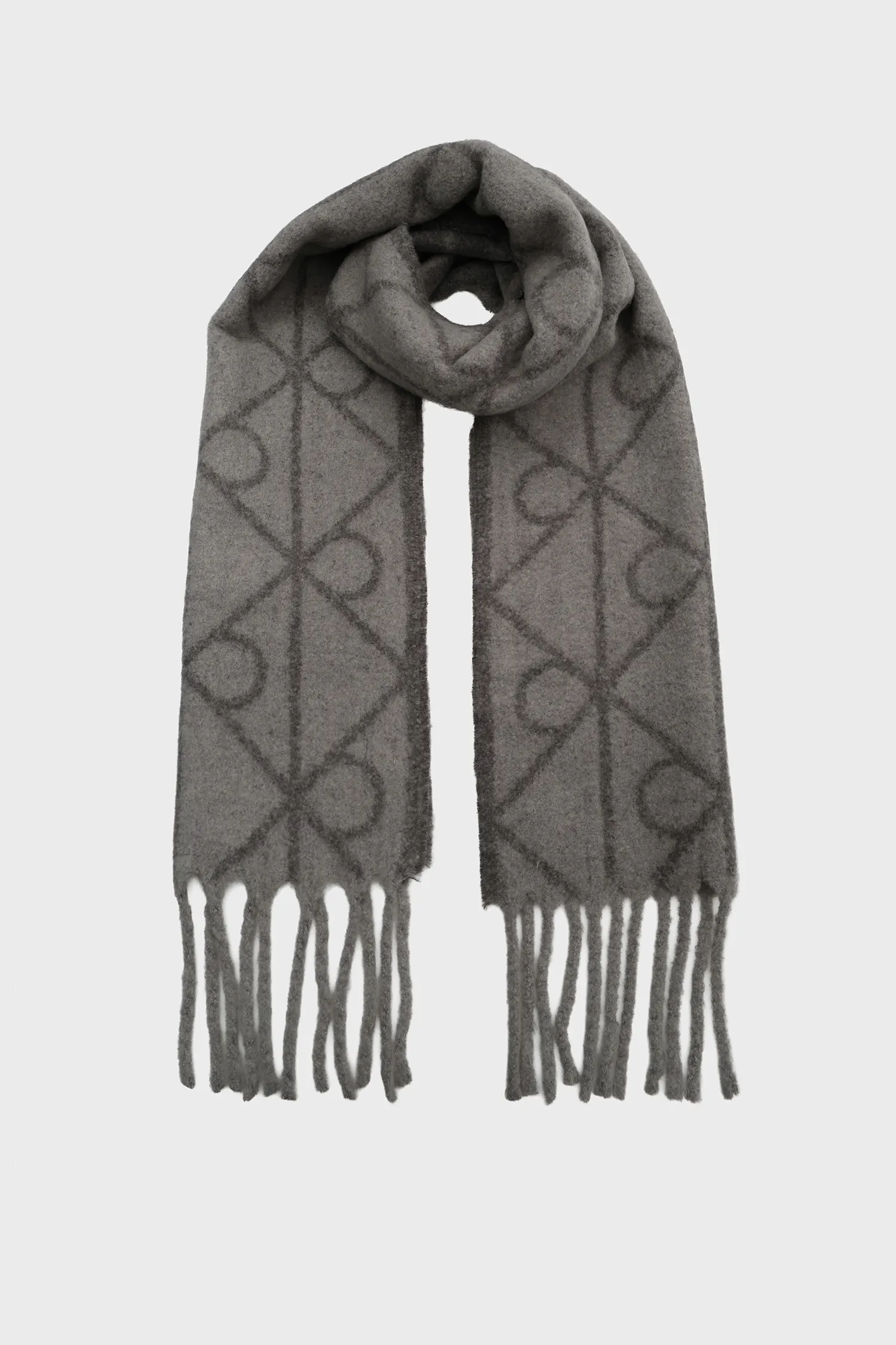 Шарф EMBLEM AOP BRUSHED HW SCARF 1