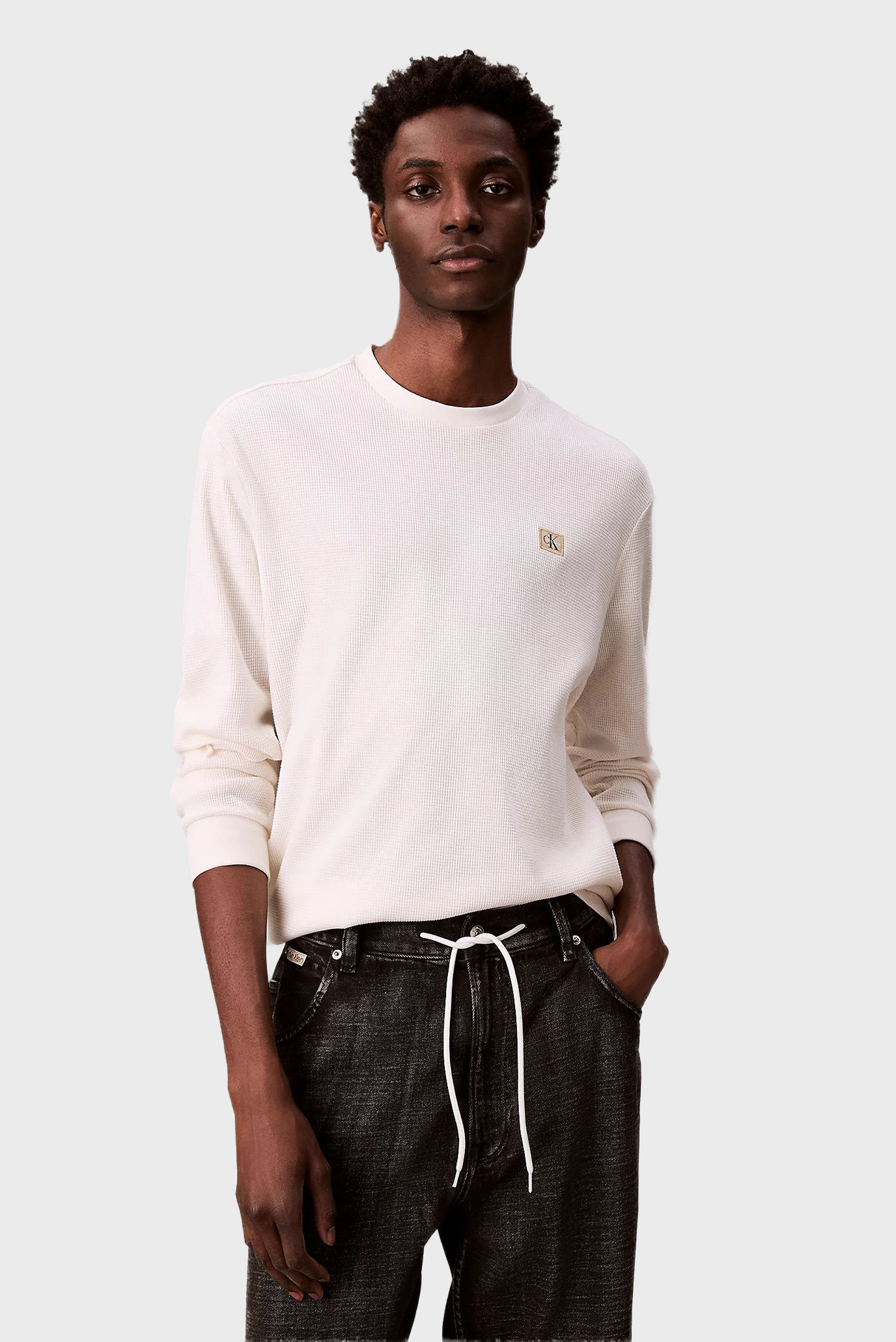 Лонгслив LS WAFFLE BADGE CREWNK TEE 5