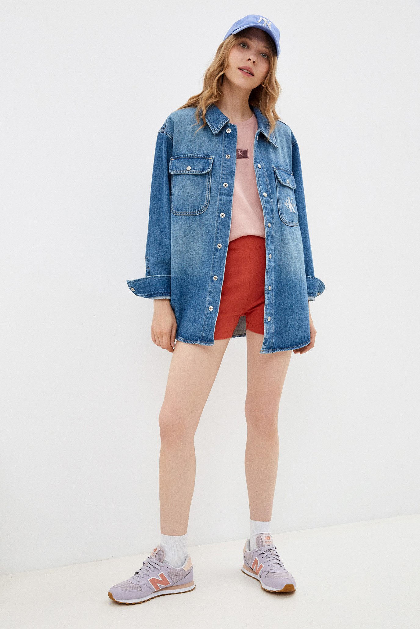 Женские коралловые  шорты MILANO CROPPED CYCLING SHORT 4