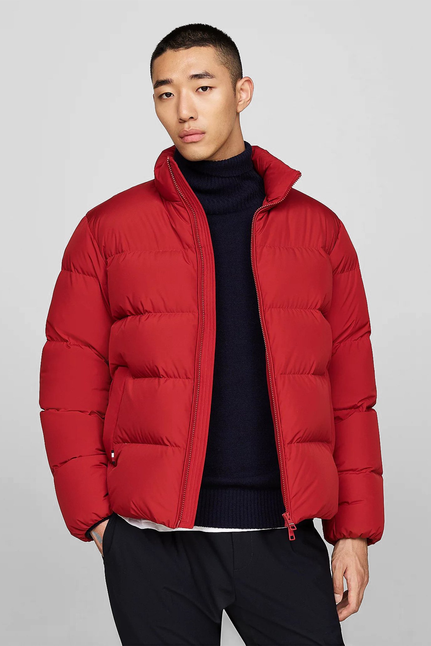 Мужской красный пуховик DOWN PUFFER JACKET 1