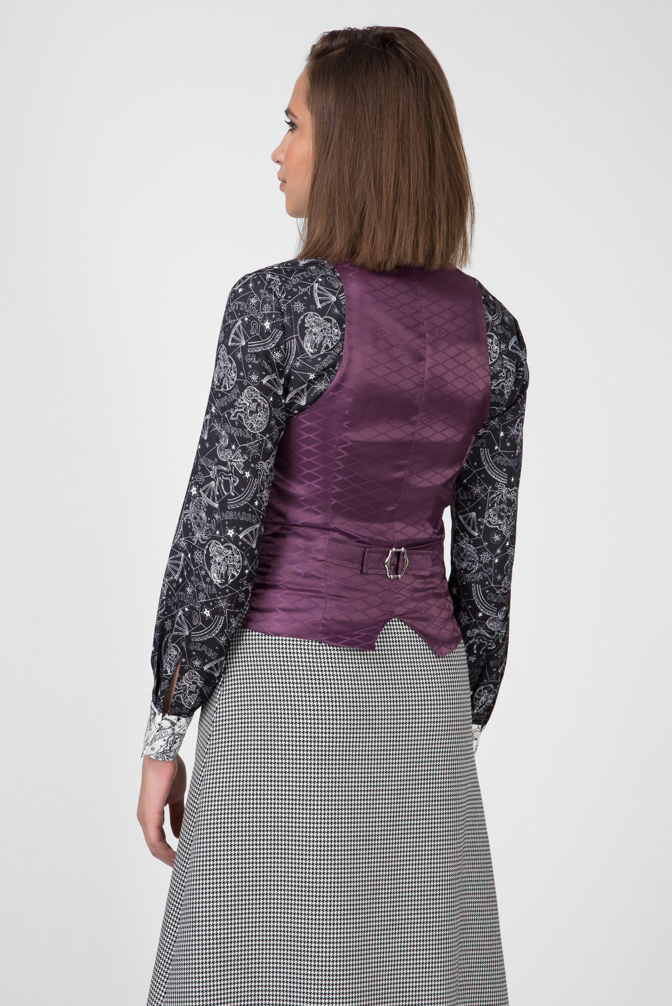 Женский жилет с узором ZENDAYA HOUNDSTOOTH 8