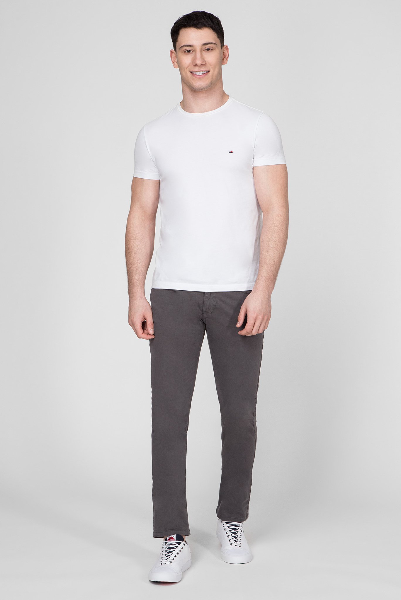 Мужские серые чиносы STRAIGHT DENTON FLEX 5