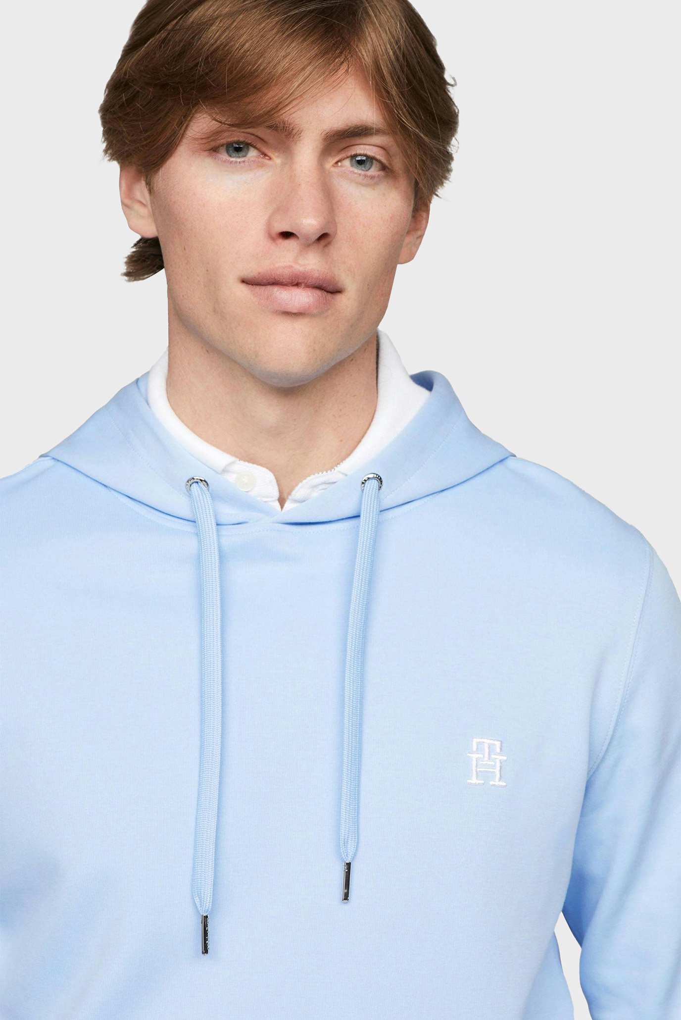 Мужское голубое худи MONOGRAM IMD 4