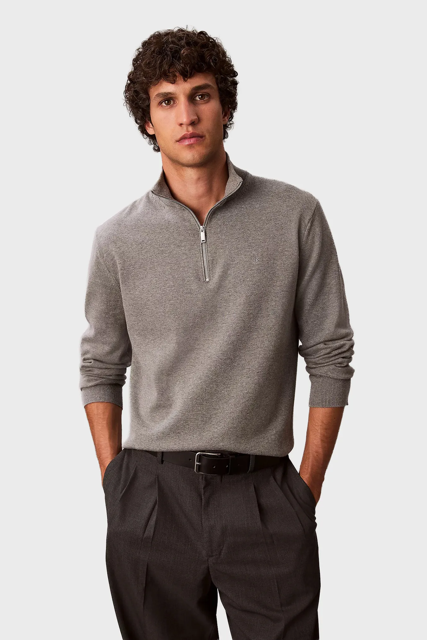 Свитер LS SUPIMA QZ SWEATER 12GG 1