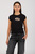 Женская черная футболка T-ANGIE