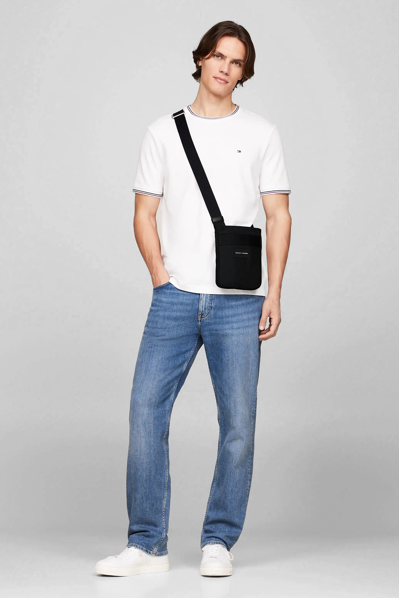 Мужская черная сумка TH FUNC NYLON MINI CROSSOVER 7