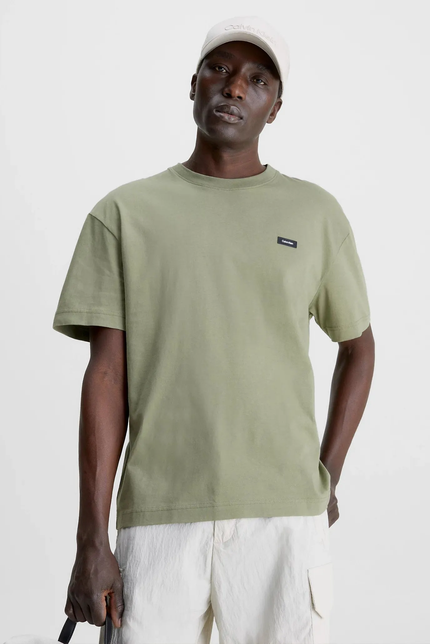 Мужская оливковая футболка COTTON COMFORT FIT 1