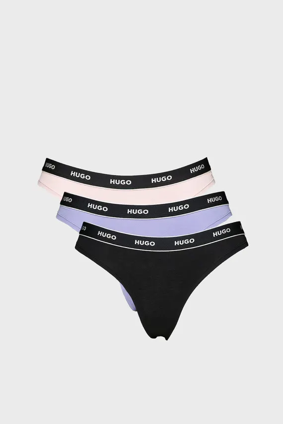 Набор белья TRIPLET THONG STRIPE 10272521 01 HUGO BOSS