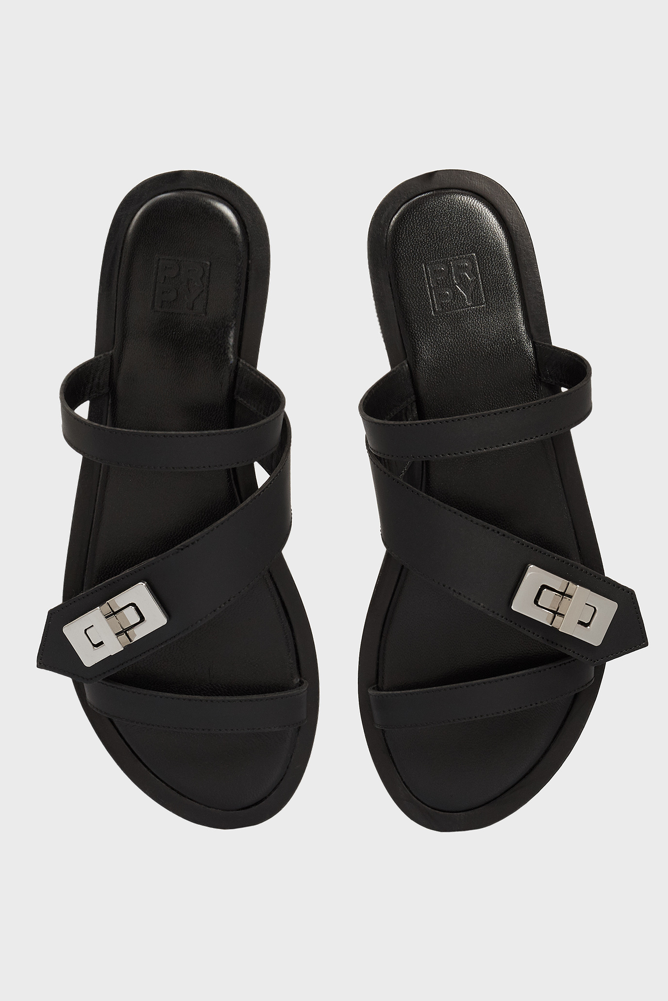 Женские черные слайдеры Federica 10