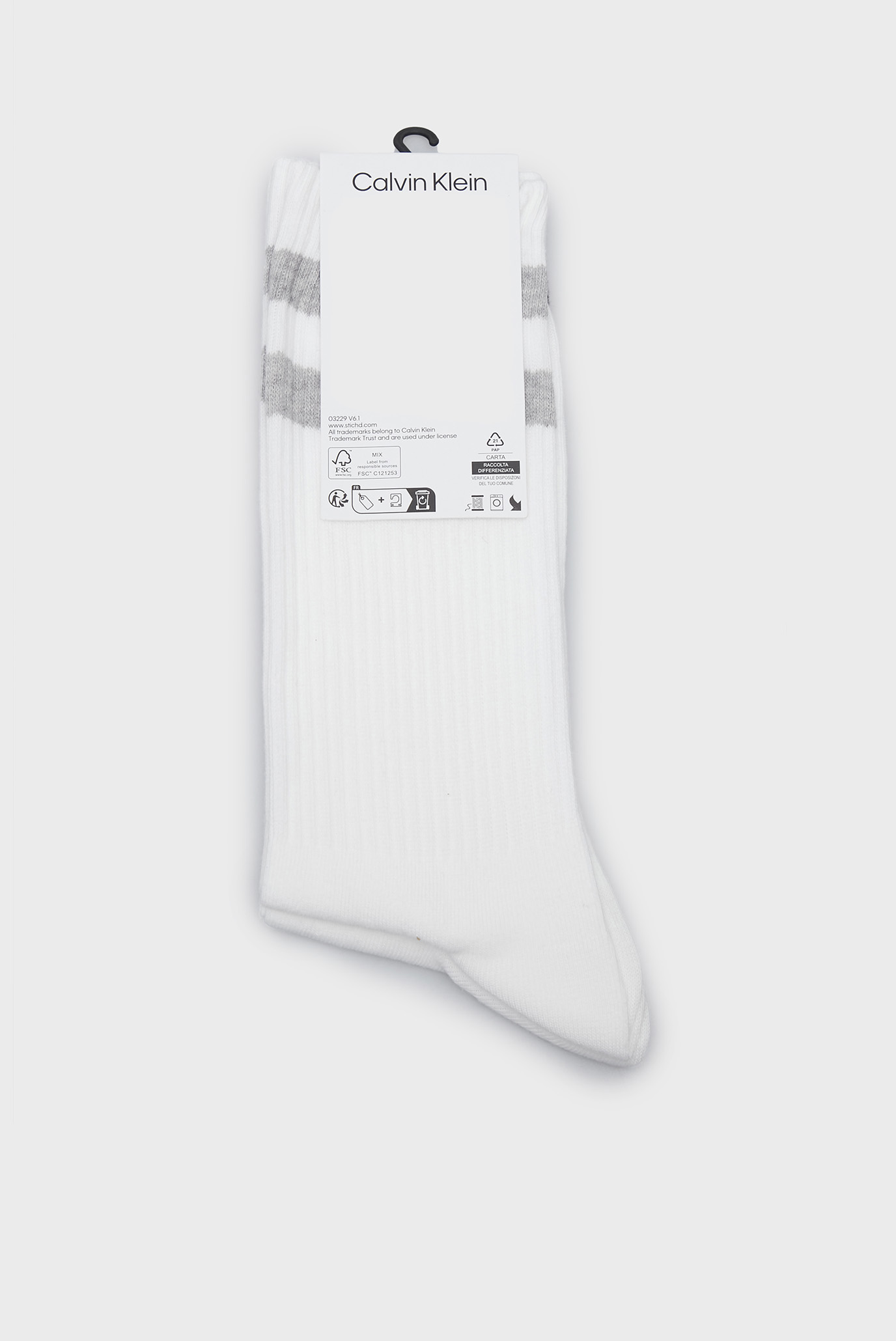 Носки CK MEN SOCK 2P STRIPES 3