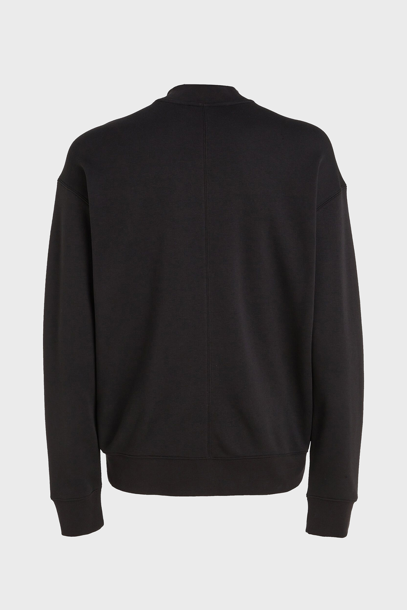 Мужской черный свитшот COTTON MODAL FESTIVE LOGO CREW 2