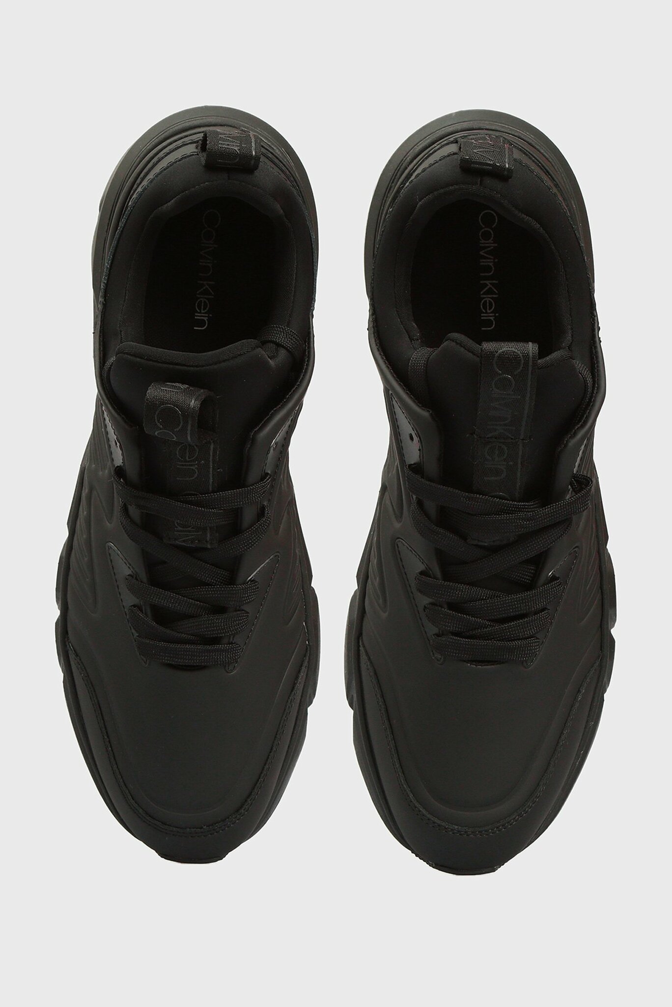 Мужские черные кожаные кроссовки LOW TOP LACE UP 4