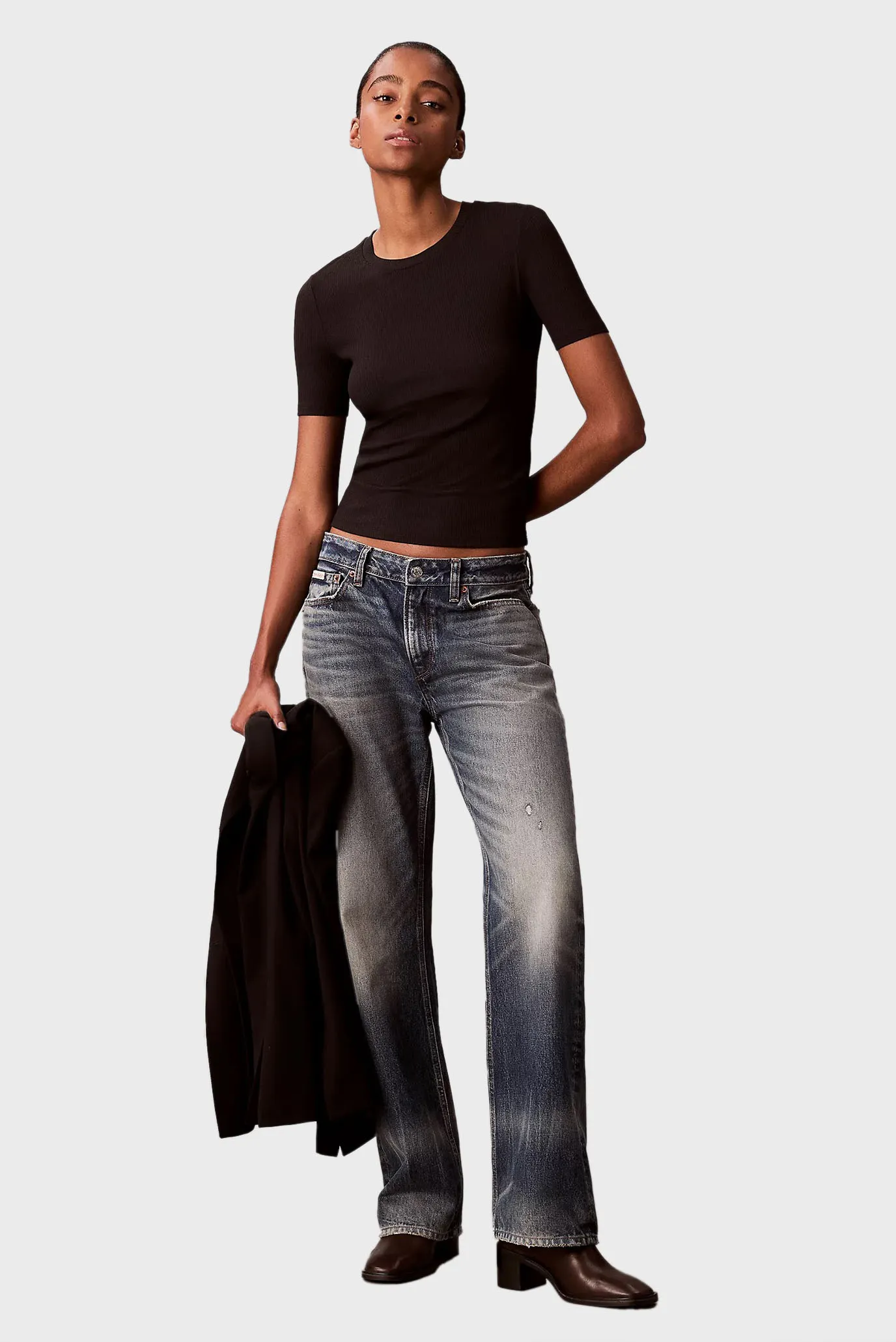 Футболка A- Modal Rib Tee (essential) 6