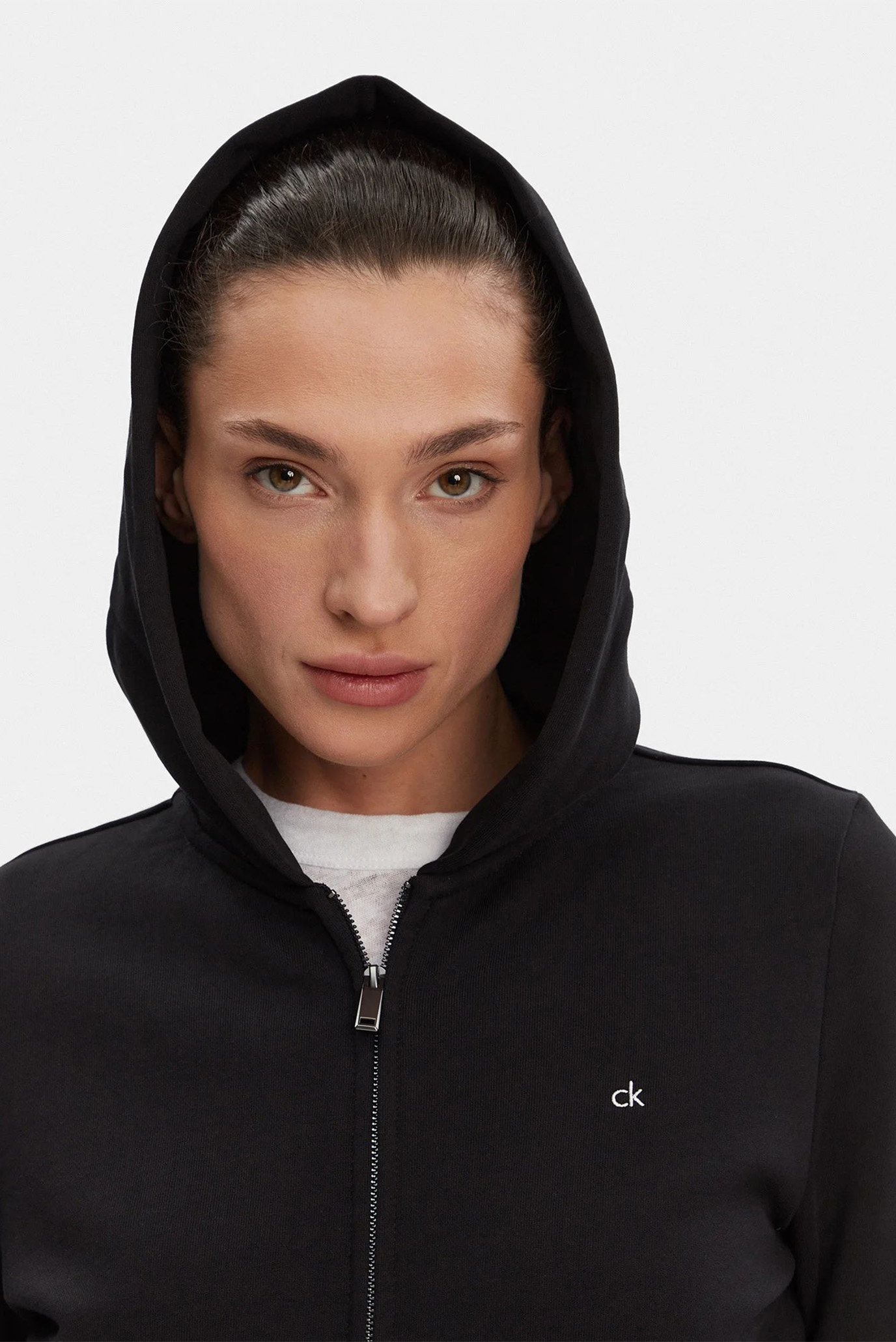 Реглан CK EMB TERRY ZIP THROUGH HOODIE 4
