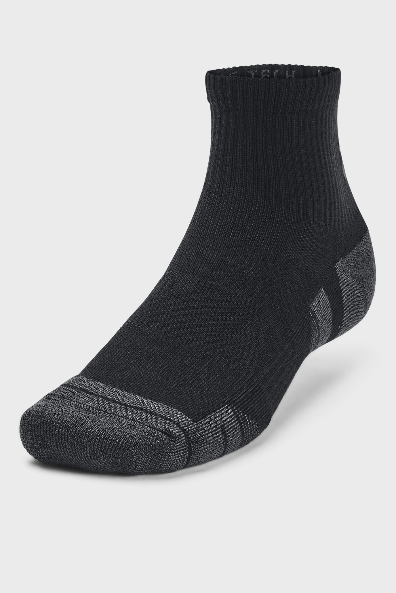 Черные носки (3 пары) UA Performance Tech 3pk Qtr 3