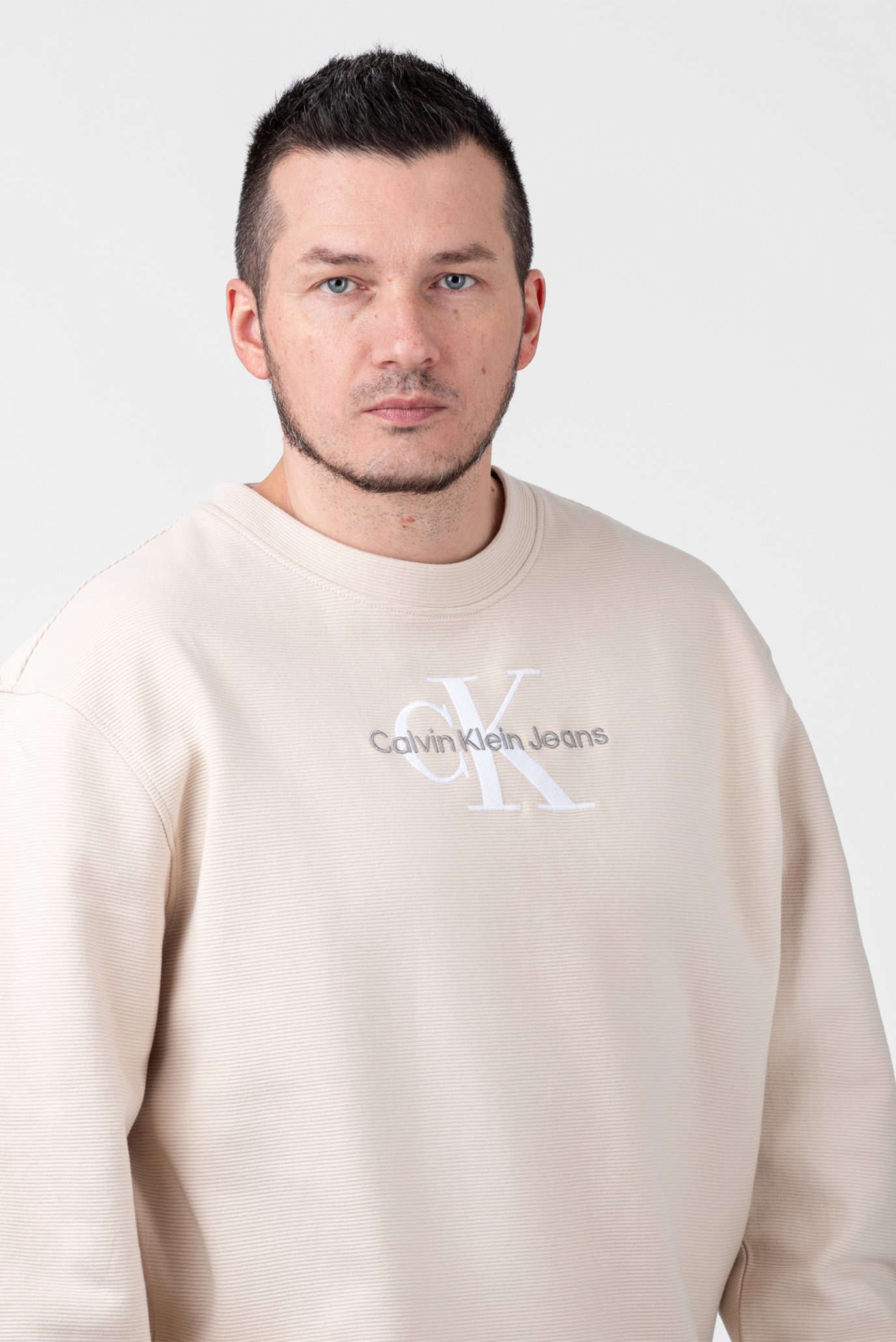 Свитшот MONOLOGO OTTOMAN RIB CREW NECK 4