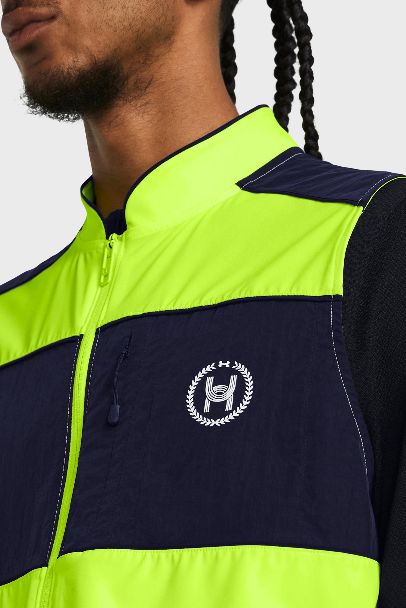 Мужской желтый жилет UA RUN ANYWHERE VEST 4