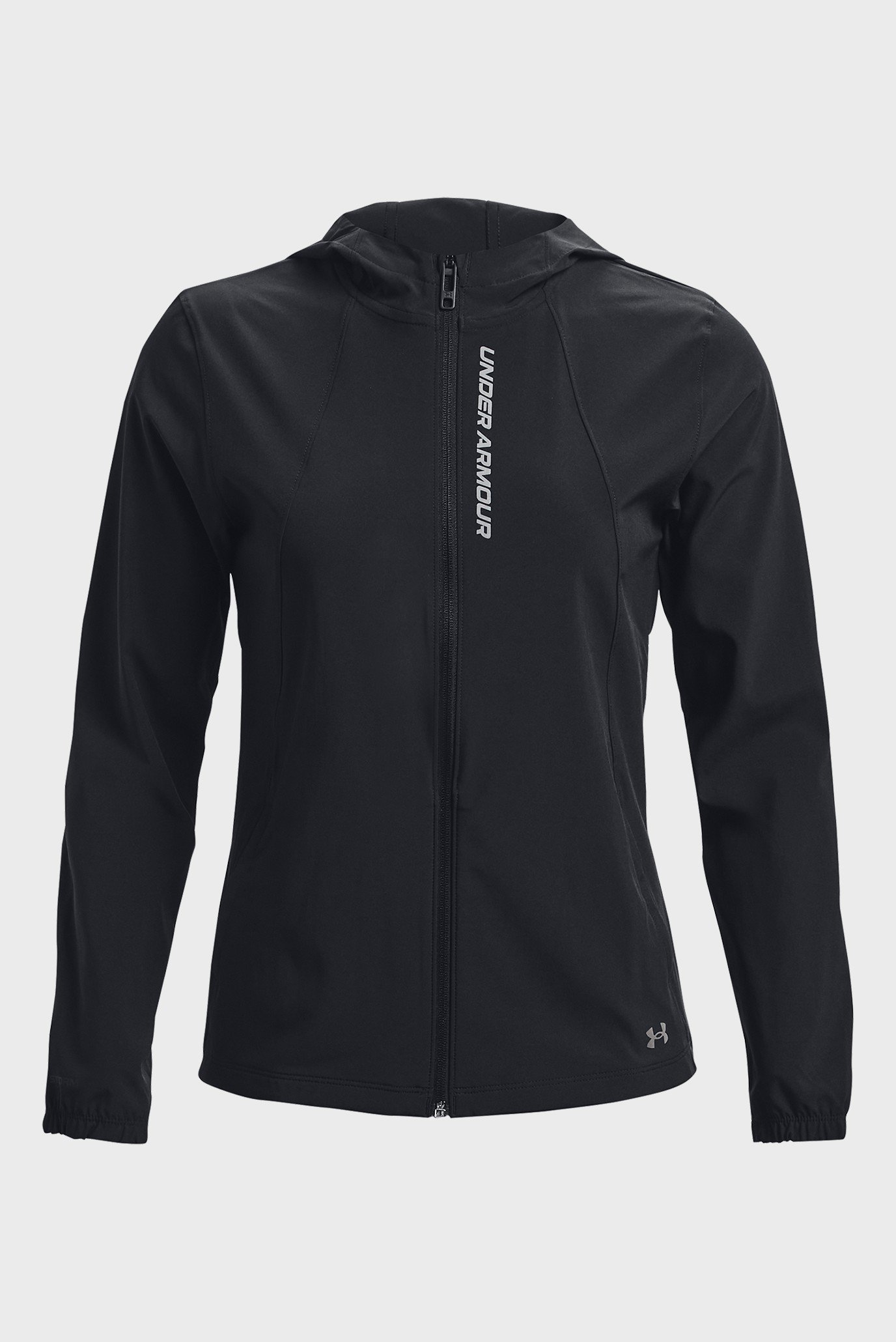 Женская черная ветровка UA OutRun the Storm Jkt Under Armour
