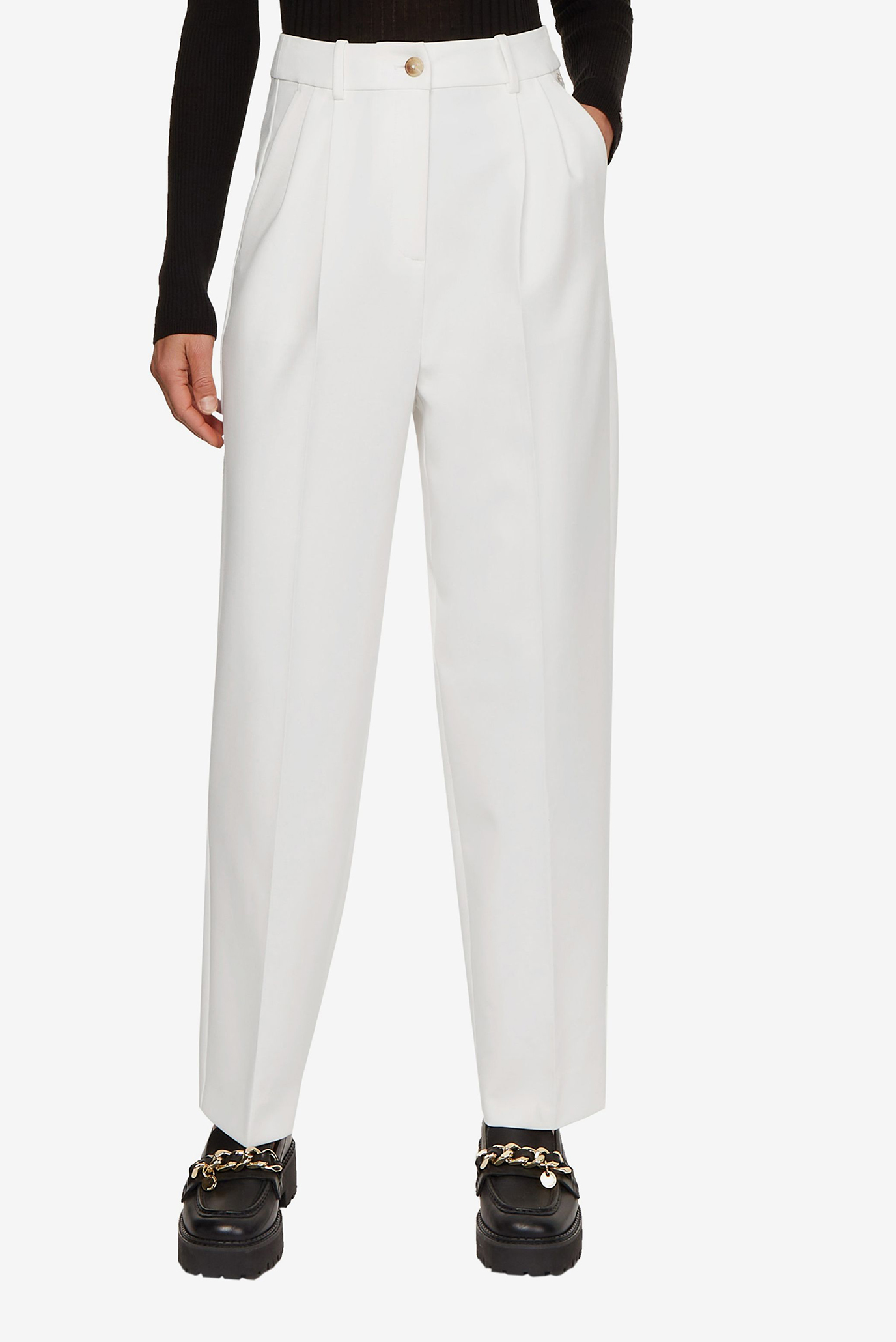 Брюки TAPERED PLEATED VIS BLEND PANT 4