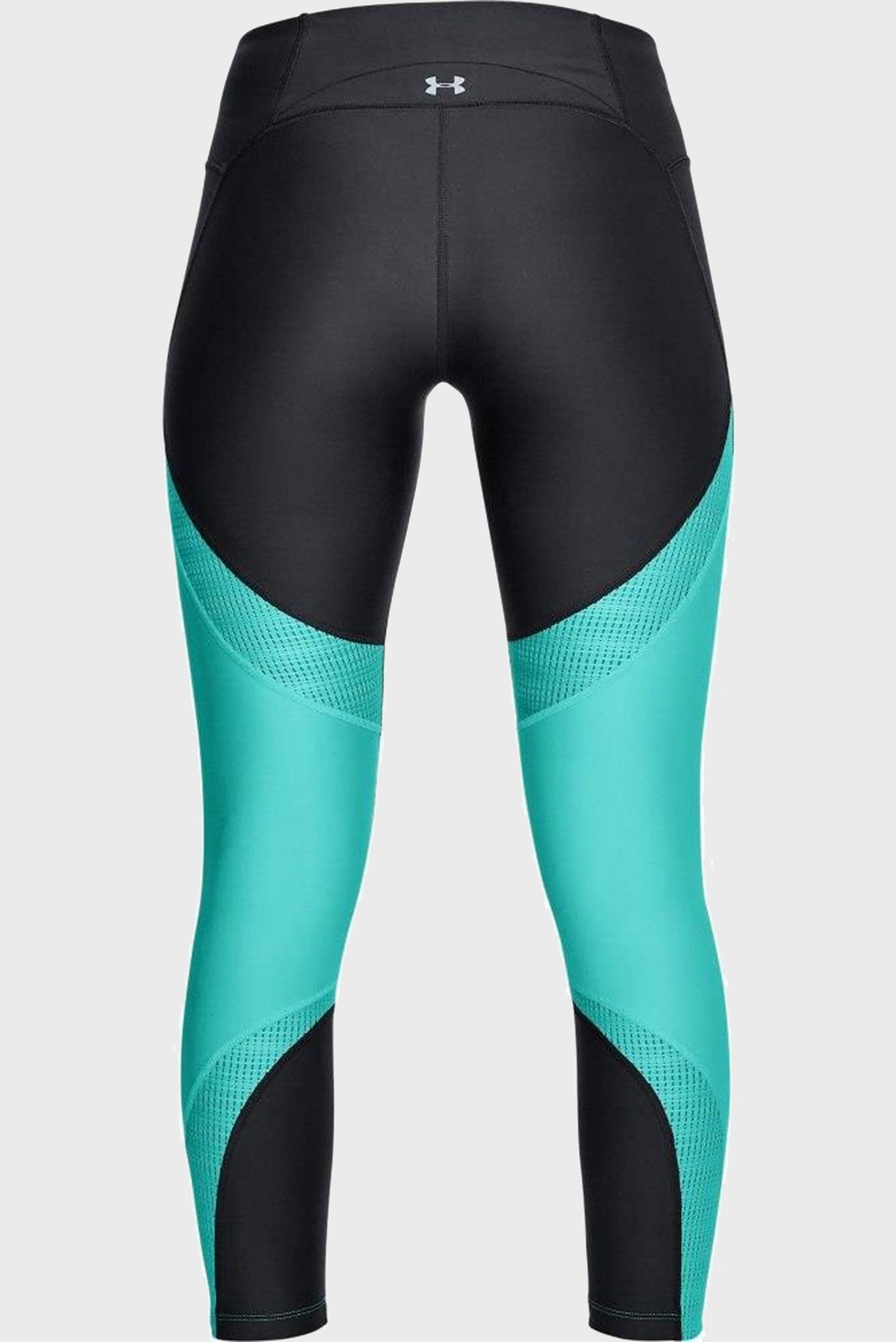 Женские черные тайтсы UA Vanish Disrupt Mesh Crop 5