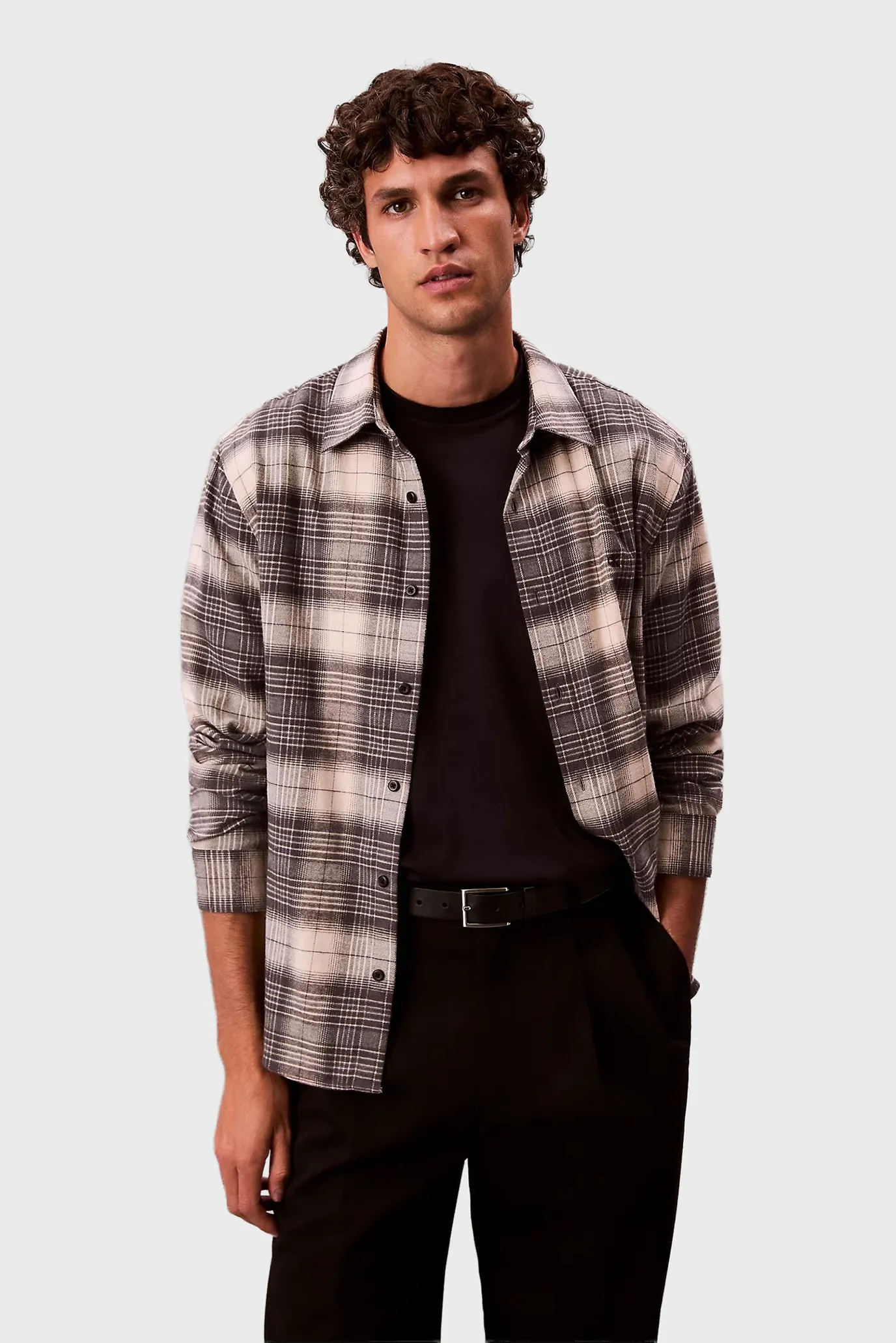 Рубашка LS BRUSHED PLAID EASY SHIRT 1