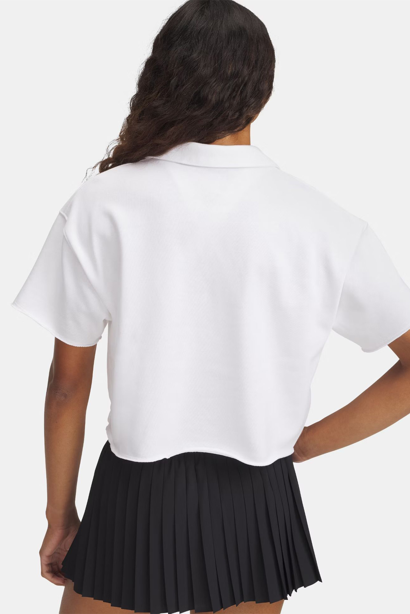 Футболка UA Icon Terry Polo-WHT 3