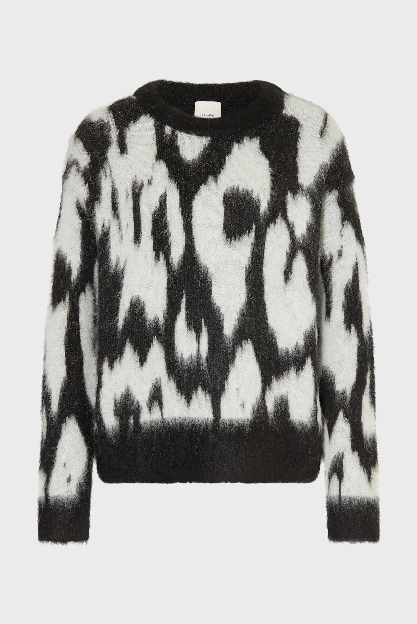 Свитер Brushed Hairy AOP Print Sweater 1