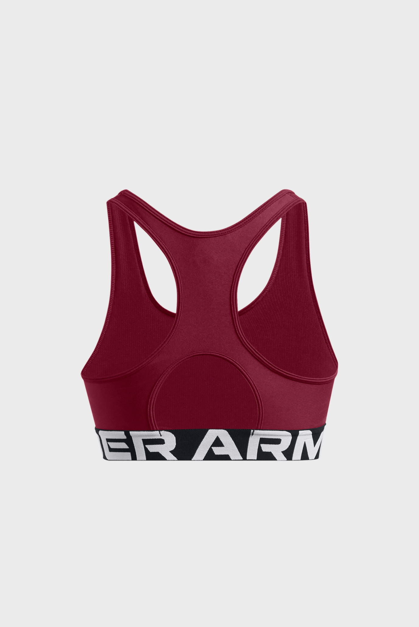 Женский бордовый топ UA HG Authentics Mid Branded 6