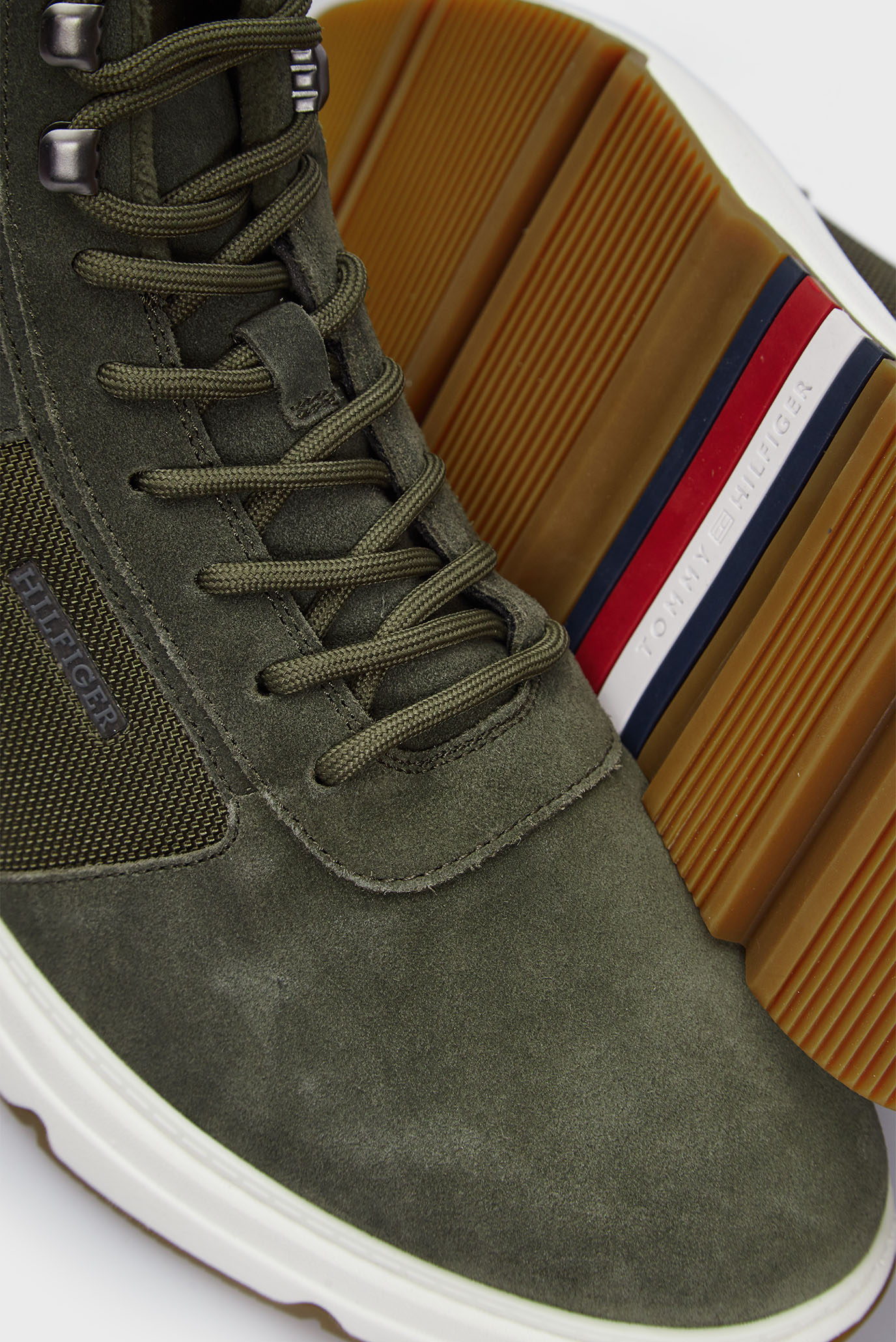 Мужские оливковые замшевые хайтопы CORE W MIX CORDURA HYBRID BOOT 2