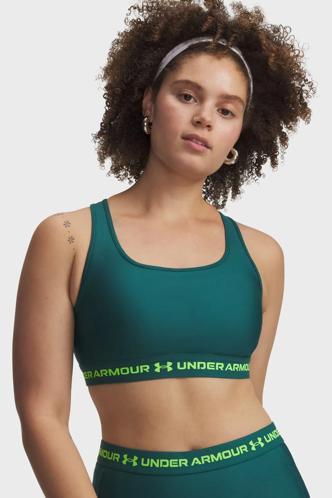 Топ Crossback Mid Bra-GRN 2