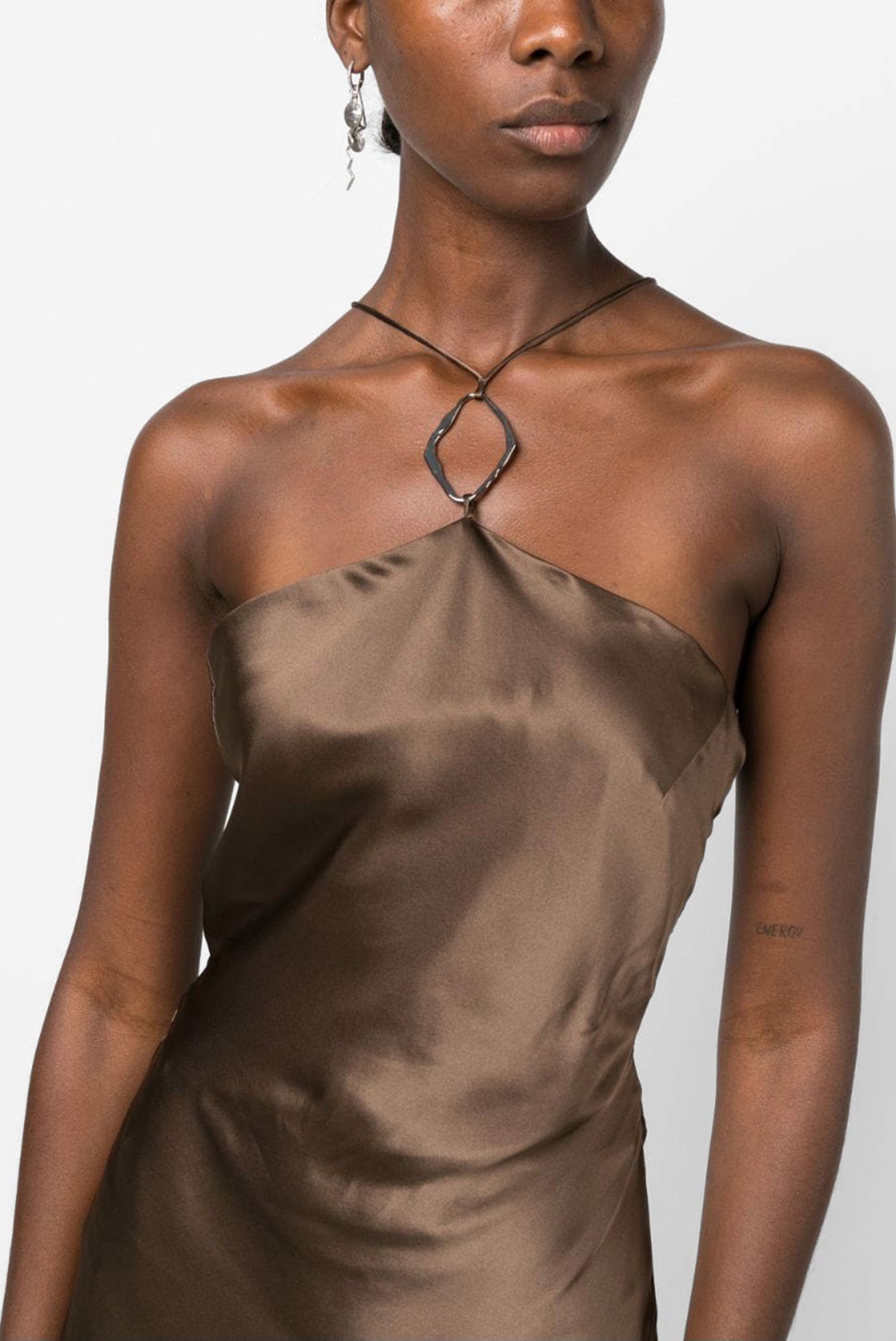 Платье SILK HALTERNECK SLIP MAXI DRESSCalvin Klein Платье SILK HALTERNECK SLIP MAXI DRESS 5