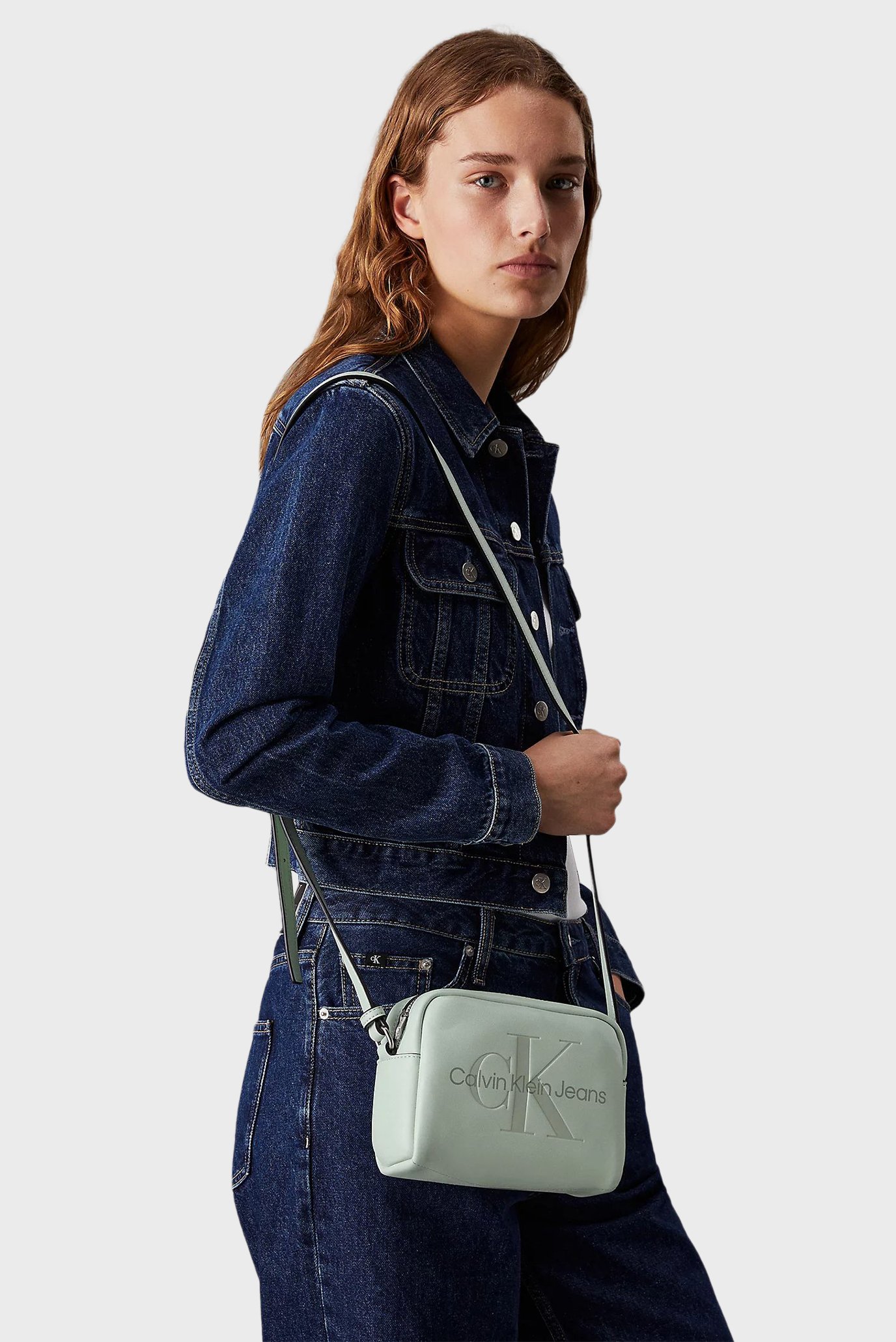 Женская мятная сумка SCULPTED CAMERA BAG18 MONO 6