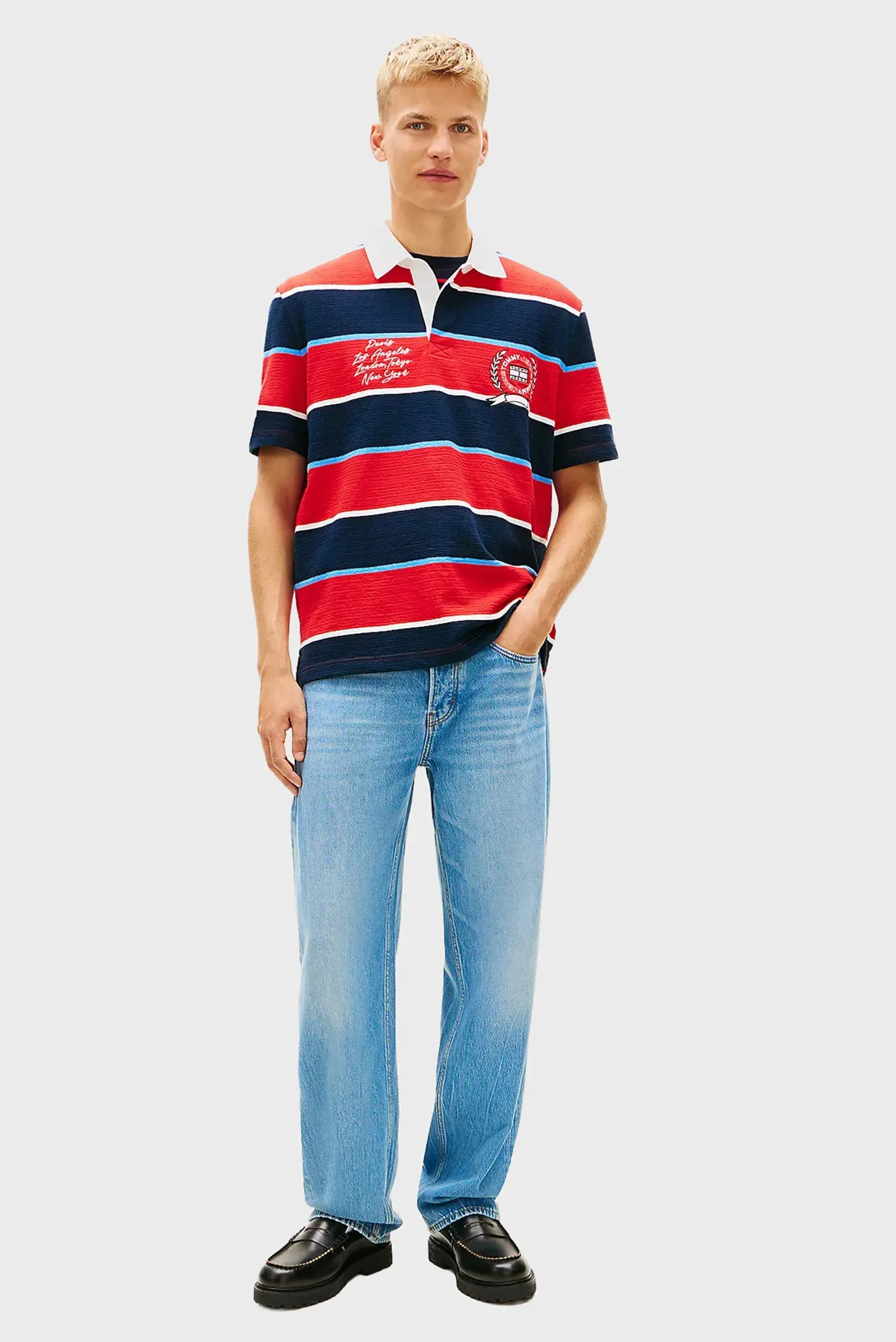 Поло TJM RLX SS STRIPE  SS RUGBY EXT 2