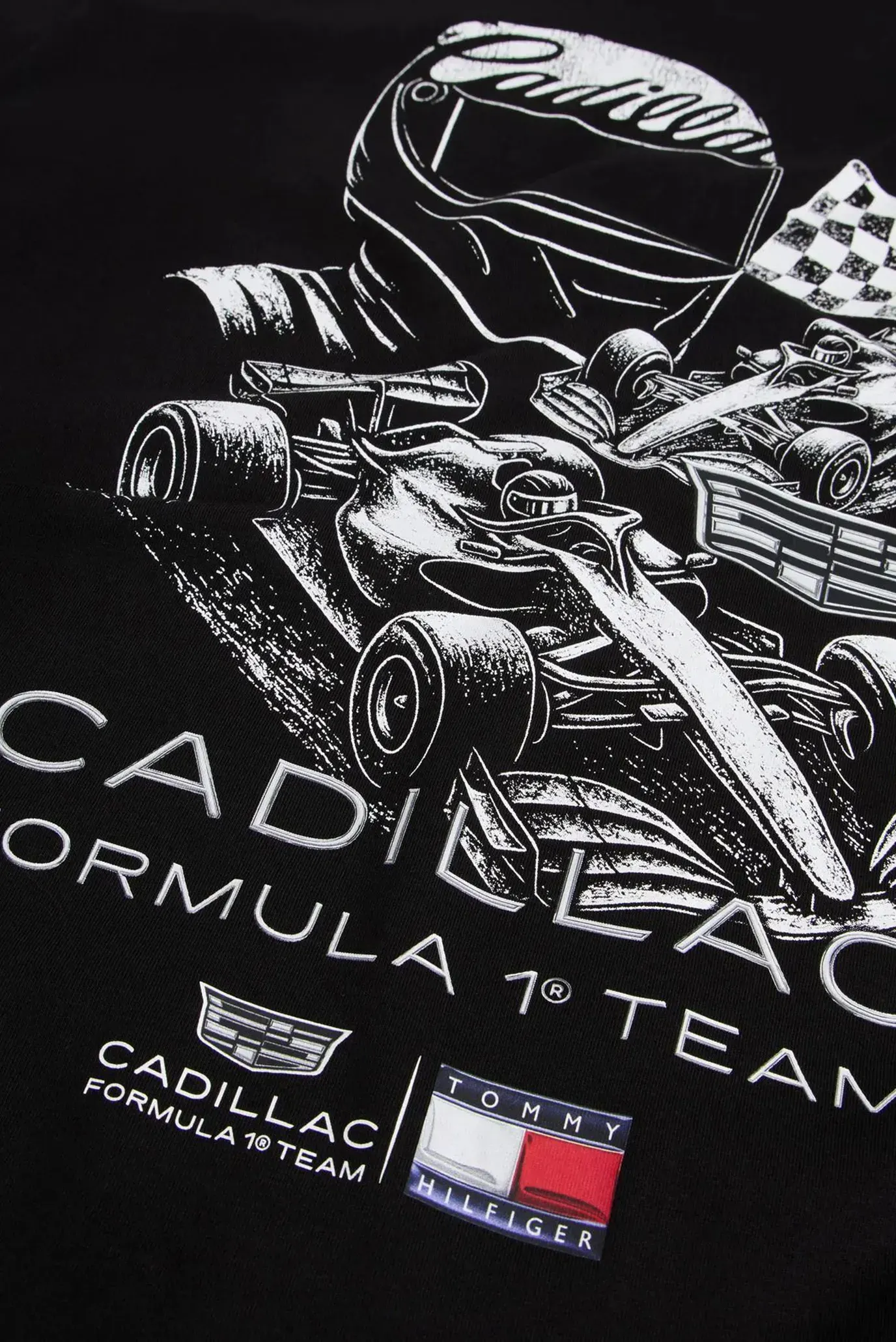 Футболка/TH X CF1 CAR GRAPHIC BLACK TEE 4