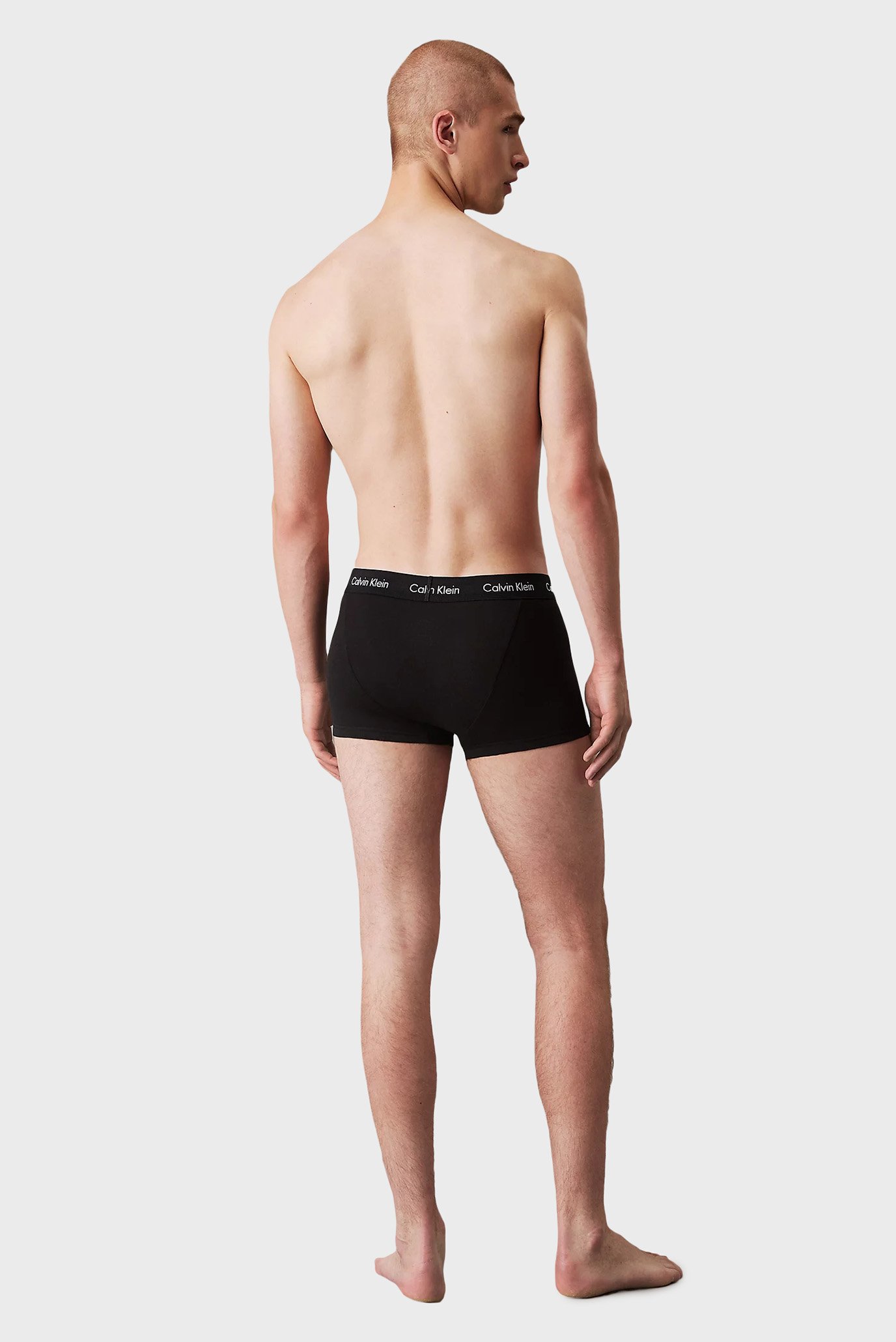 Мужские боксеры (3 шт) LOW RISE TRUNK 3PKCalvin Klein Мужские боксеры (3 шт) LOW RISE TRUNK 3PK 4