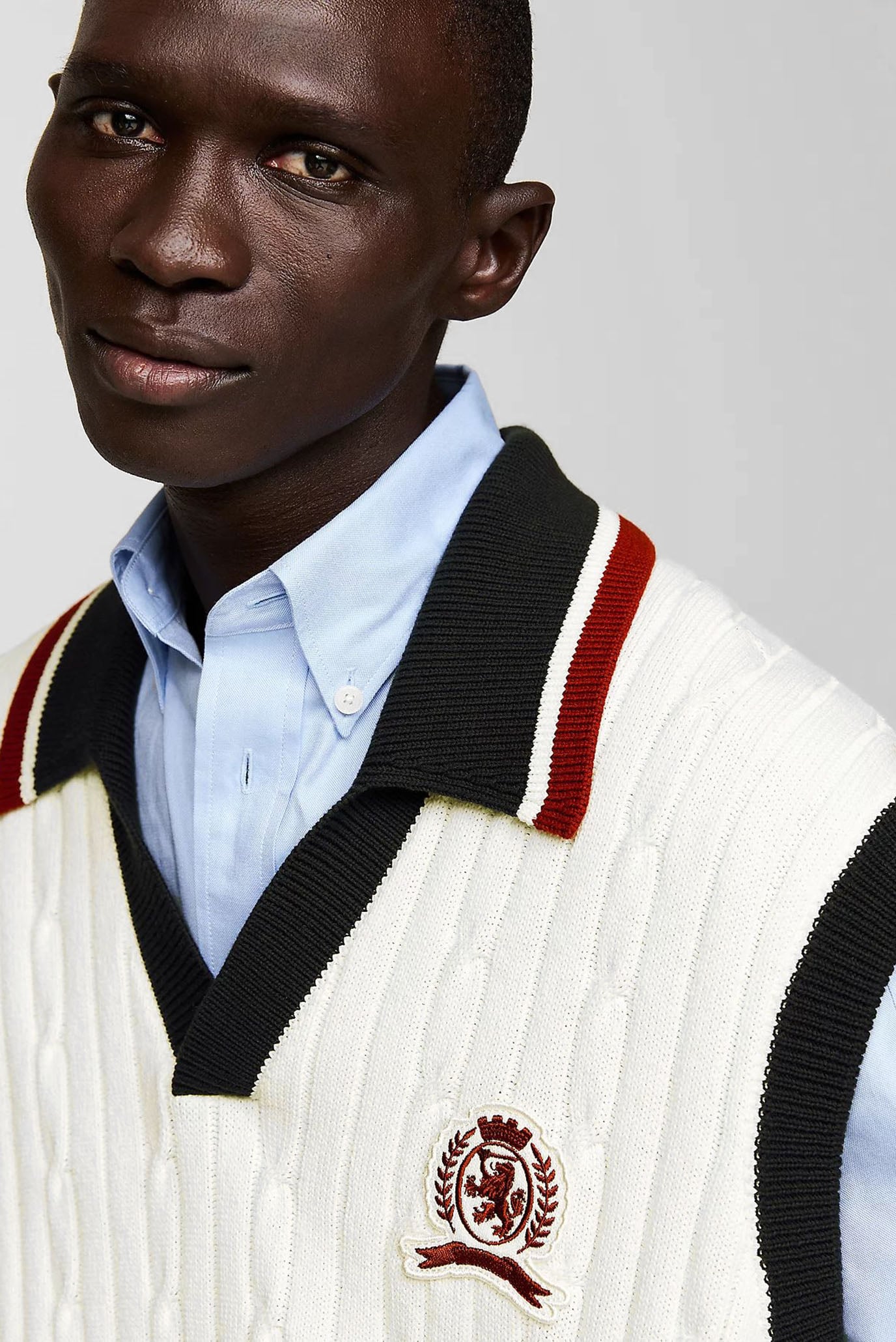 Топ THC GLOBAL STRIPE SWEATER VEST 4