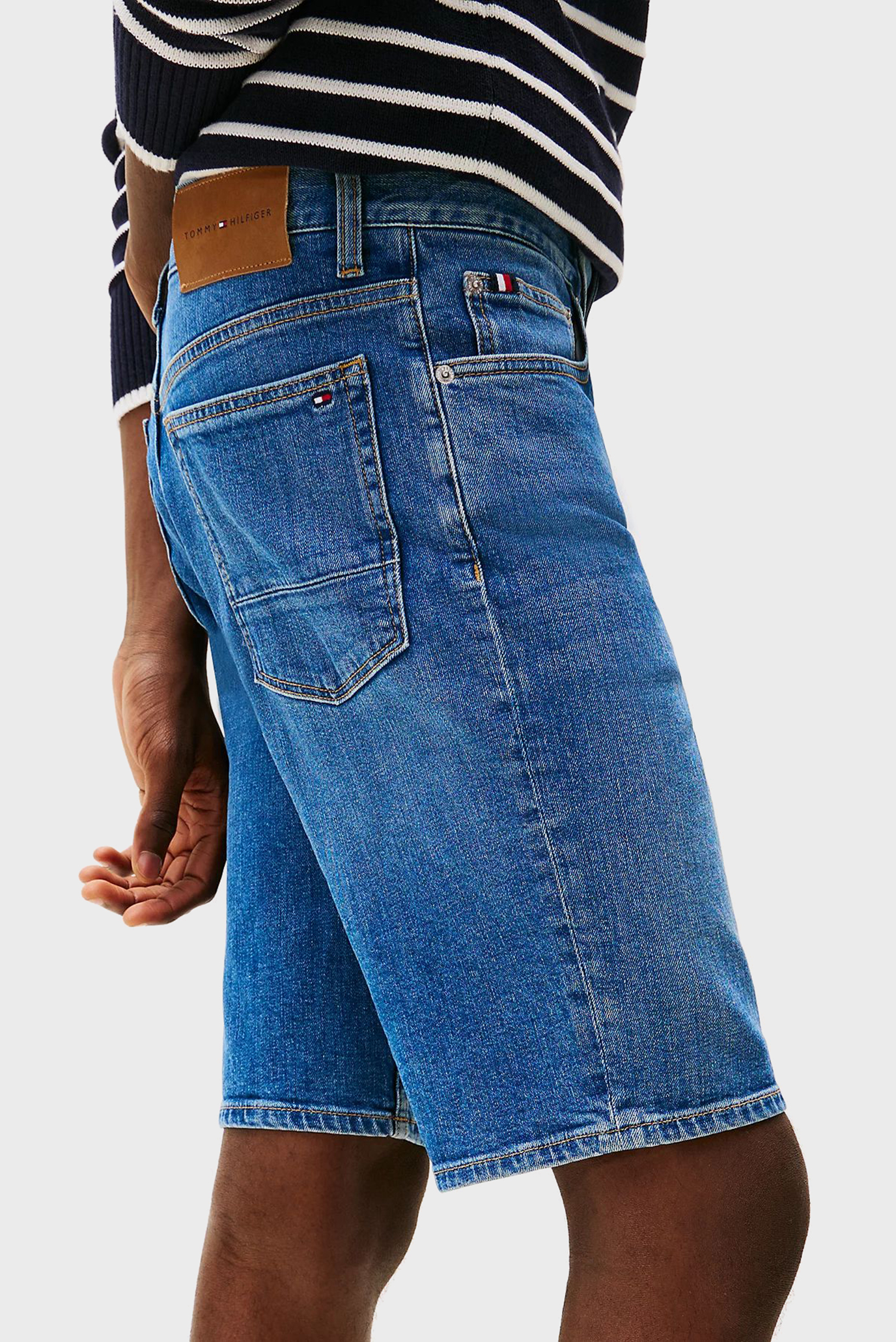 Мужские синие джинсовые шорты BROOKLYN CREEK 4